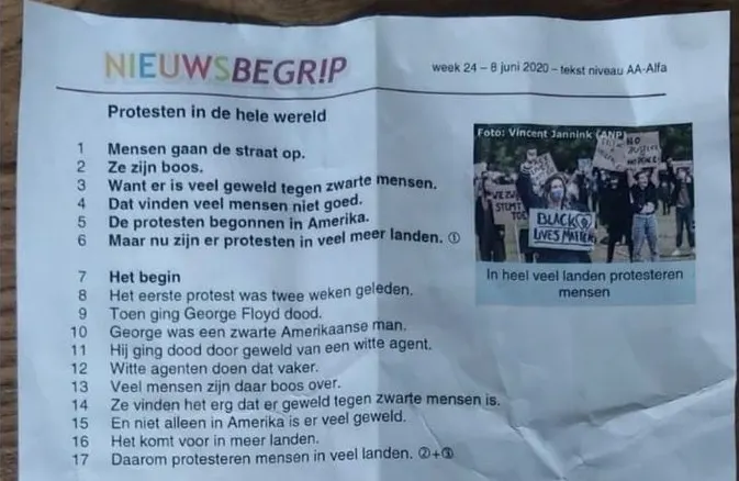 Veel kritiek op 'propagandistisch' lesmateriaal over dood George Floyd