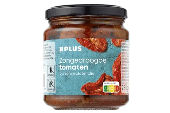 PLUS waarschuwt: in deze zongedroogde tomaten zit mogelijk glas