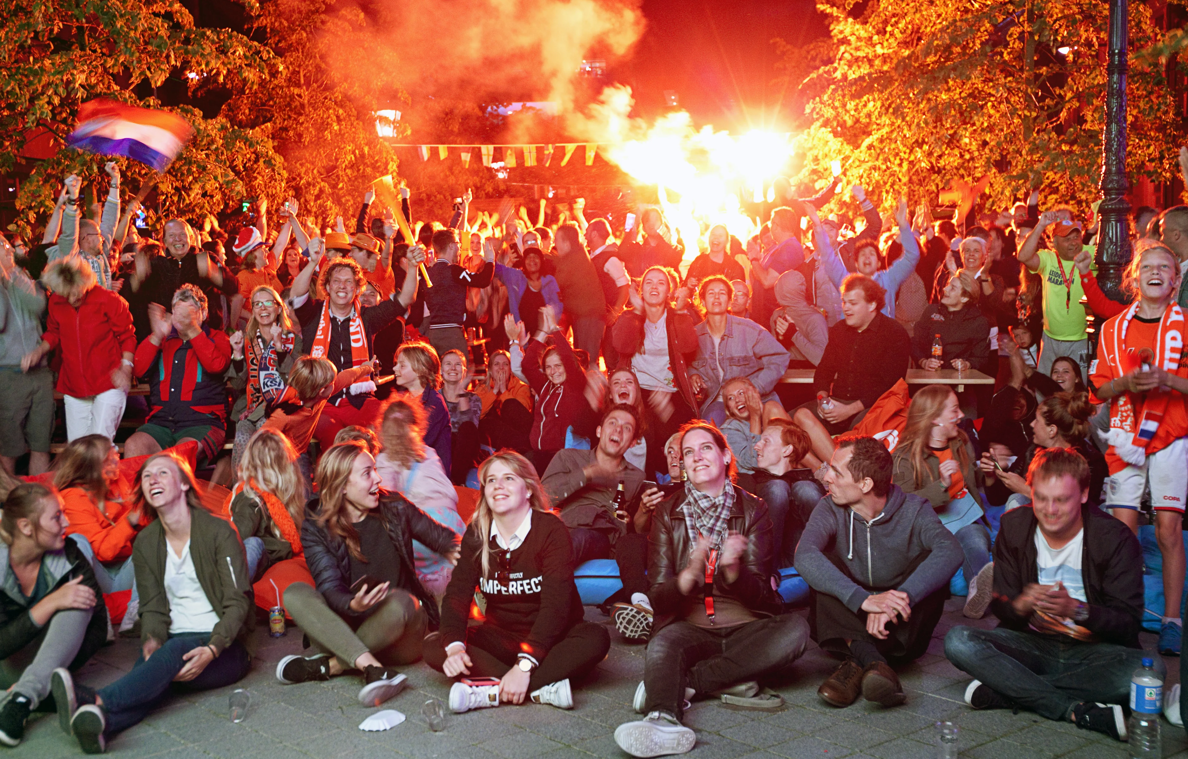 Oranjefans in Boedapest krijgen in fanzone, inclusief entertainment