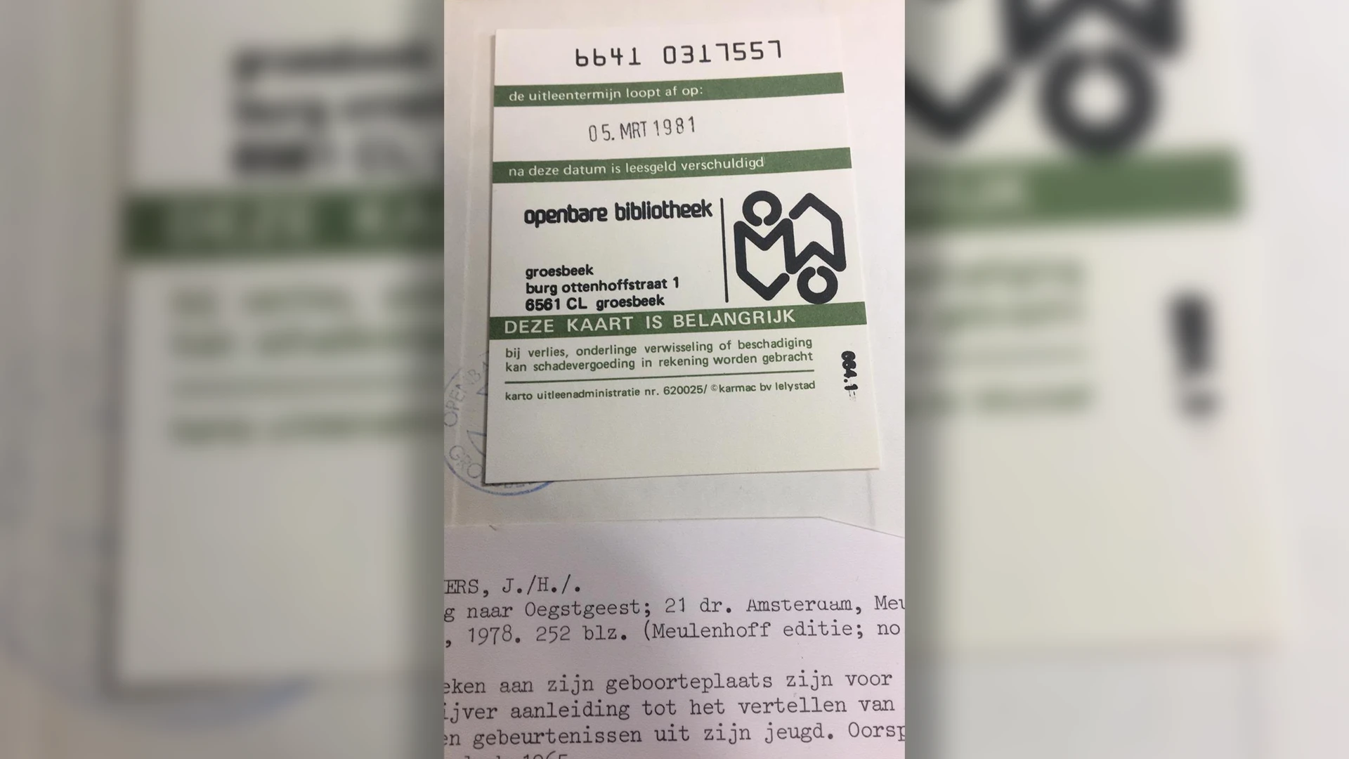 Boek bijna 40 jaar te laat ingeleverd bij bibliotheek in Groesbeek, 5 euro boete