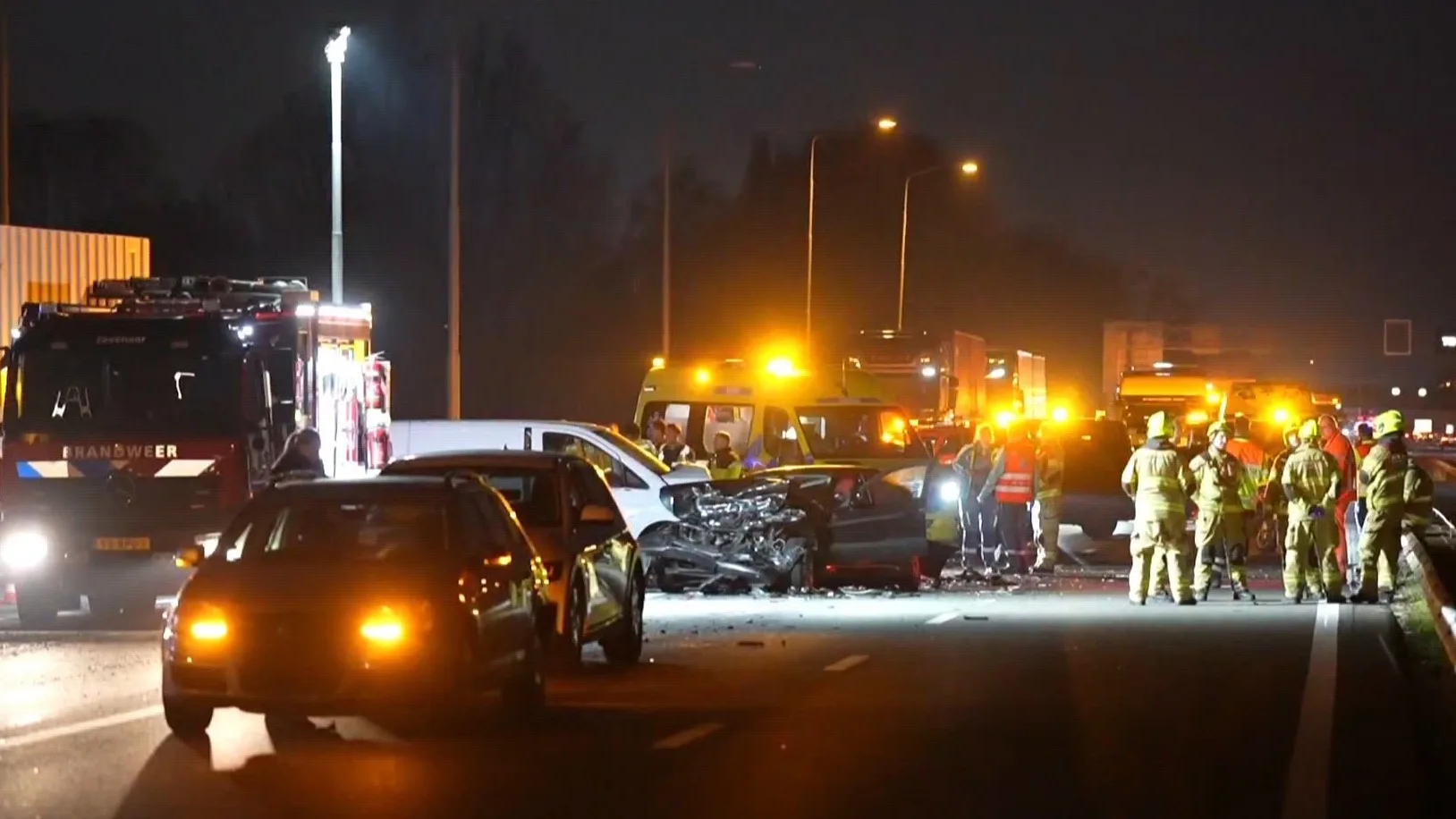 Man (36) met poeder onder neus verdacht van veroorzaken kettingbotsing A12