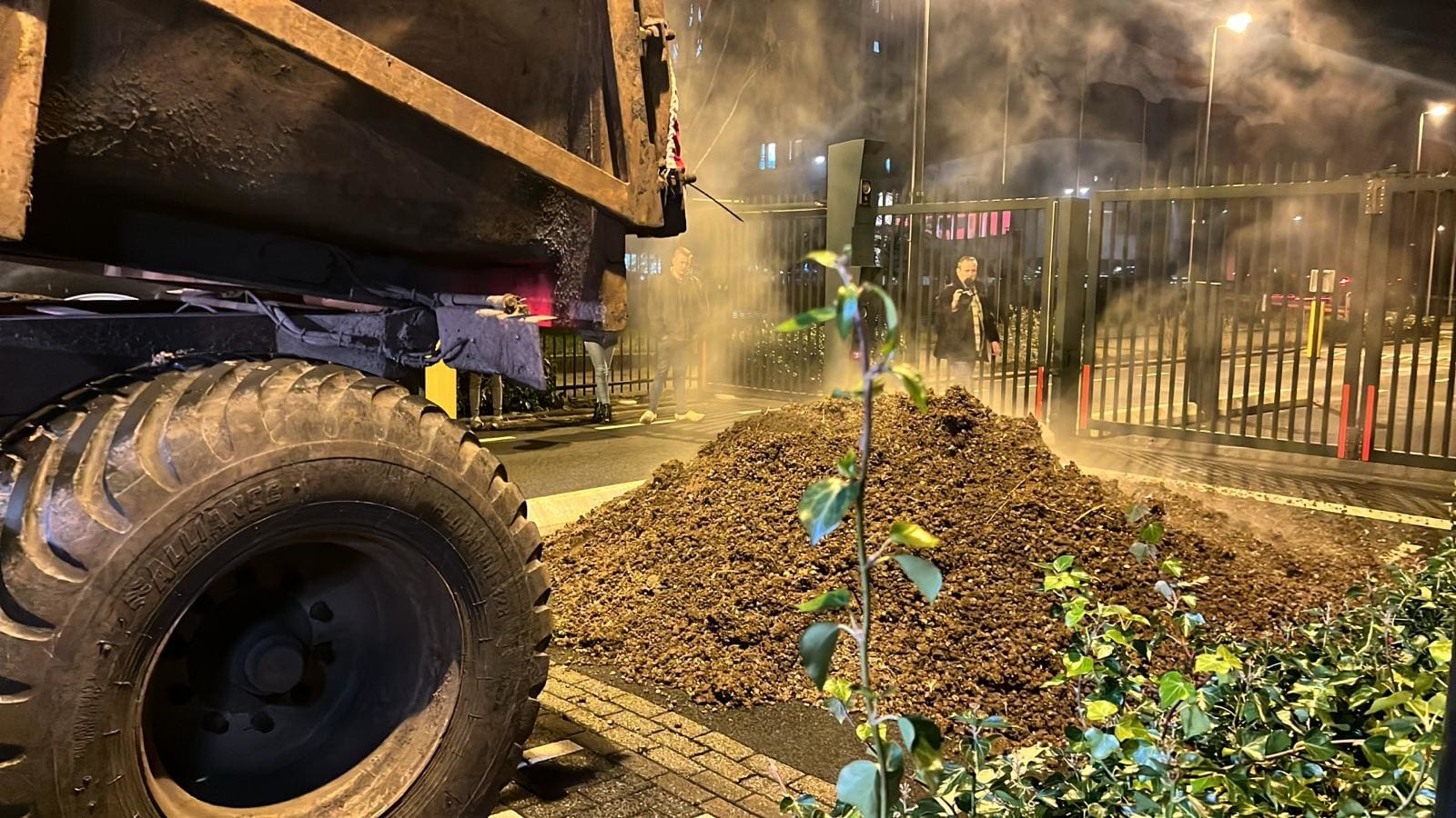 Man (43) aangehouden voor lozen mest bij boerenprotest in Utrecht