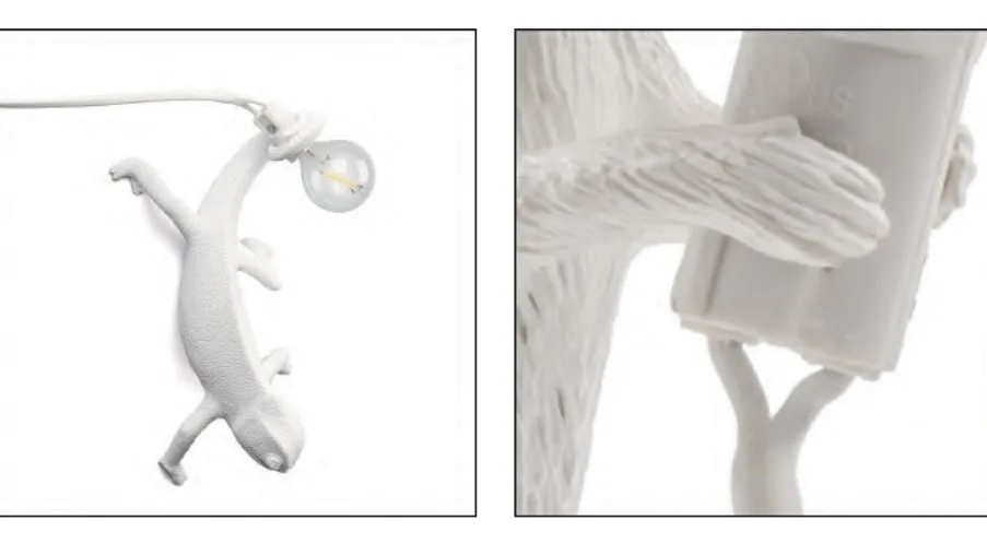 Waarschuwing voor meerdere lampen van Seletti: kans op elektrische schokken