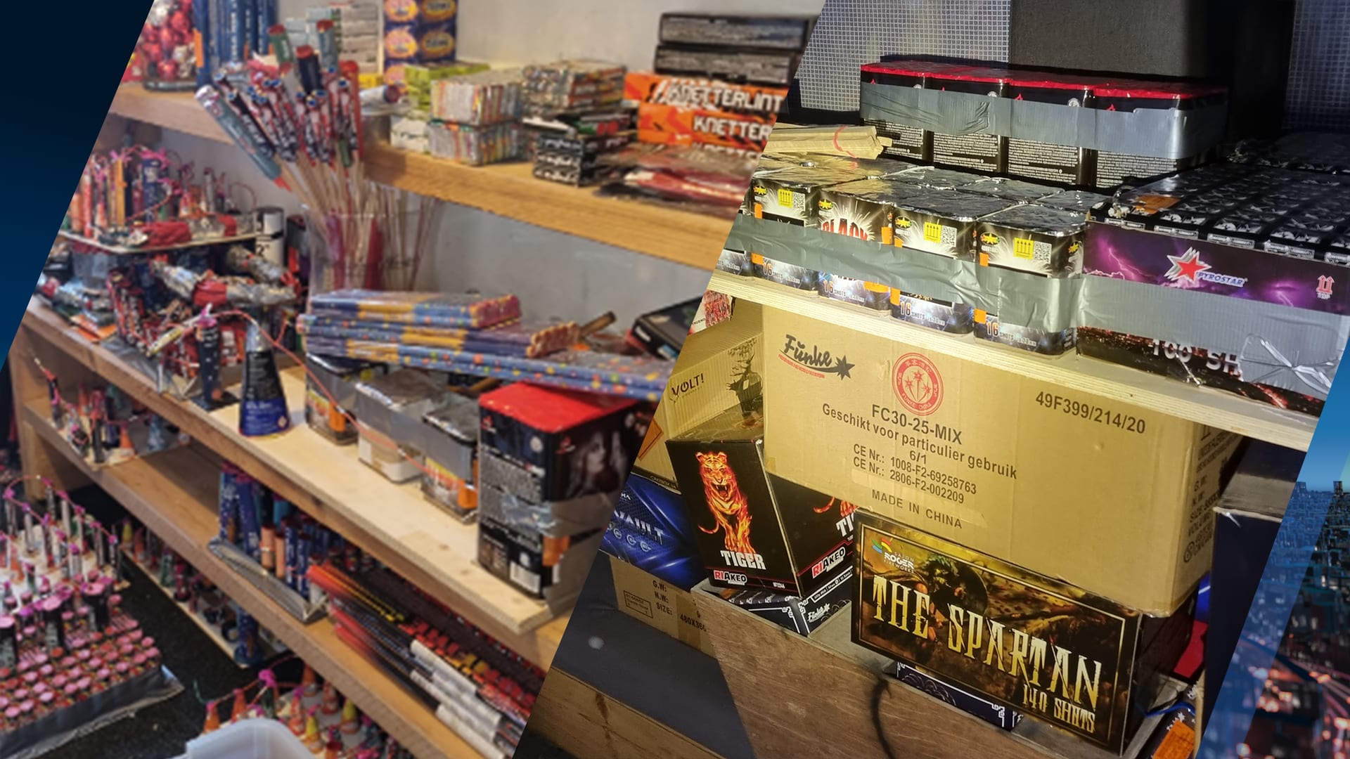 Gigantische hoeveelheid vuurwerk gevonden in woning Roosendaal