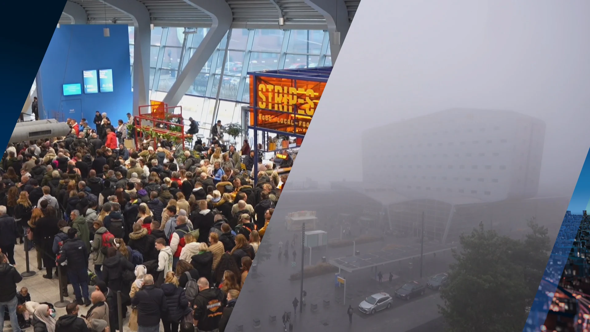 Meerdere vluchten geannuleerd en vertraagd door dichte mist Eindhoven Airport