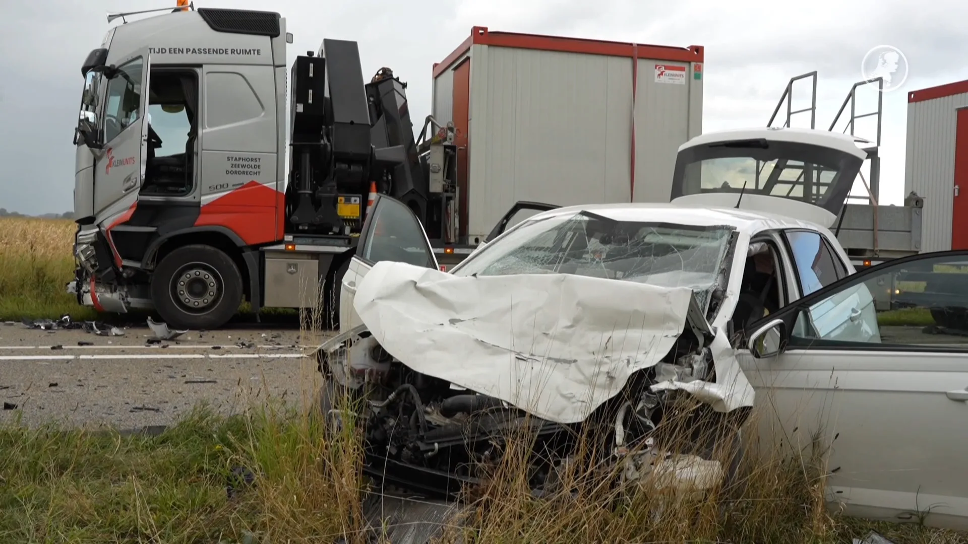 Vrouw ernstig gewond na ongeluk met vrachtwagen bij Meeuwen