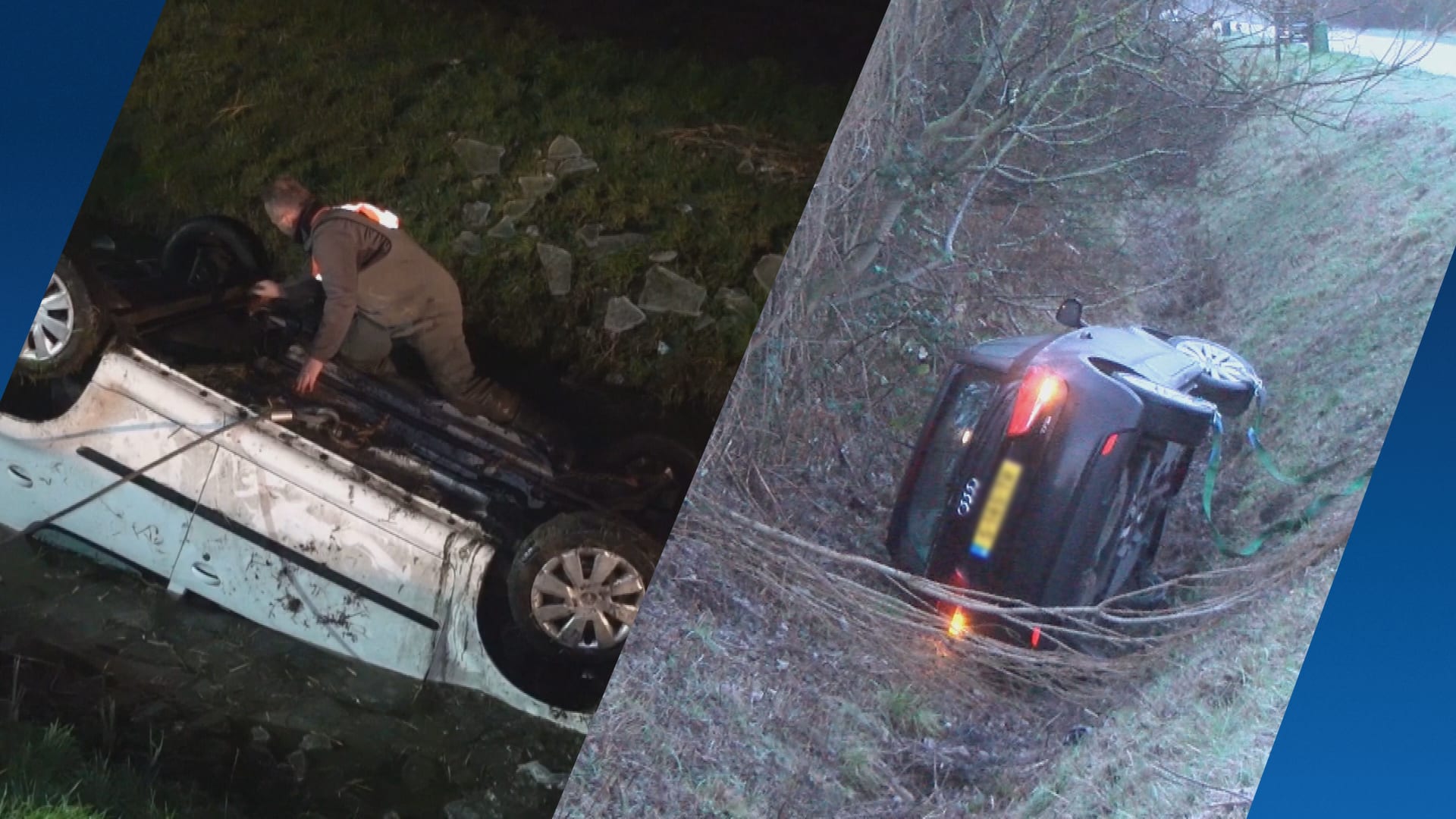 Glibberen op de weg: gladheid zorgt voor ongelukken in het hele land