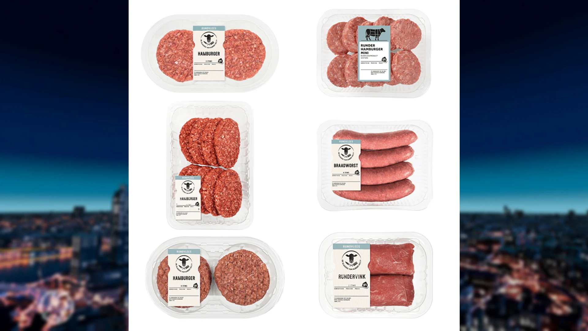 Albert Heijn waarschuwt: poepbacterie gevonden op hamburgers, braadworsten en rundervinken