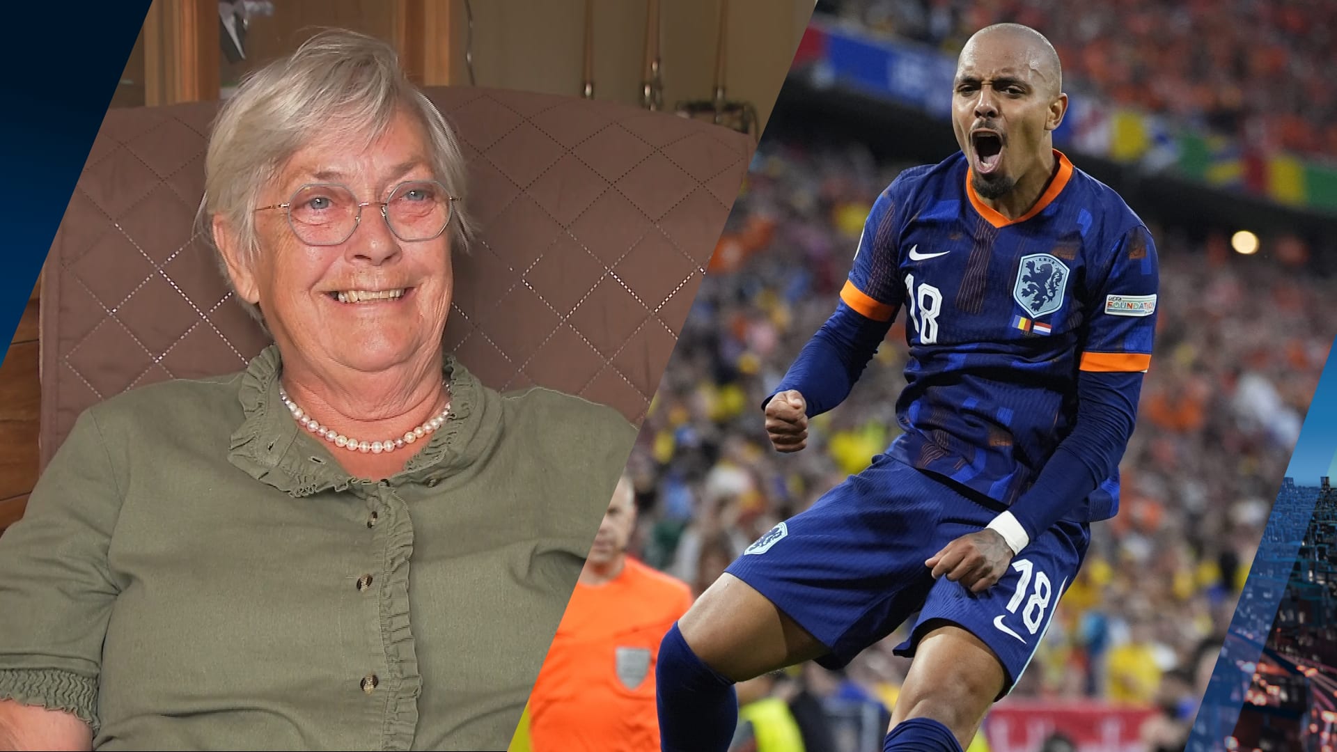 Oma van Oranje-uitblinker Donyell Malen straalt van trots na goals