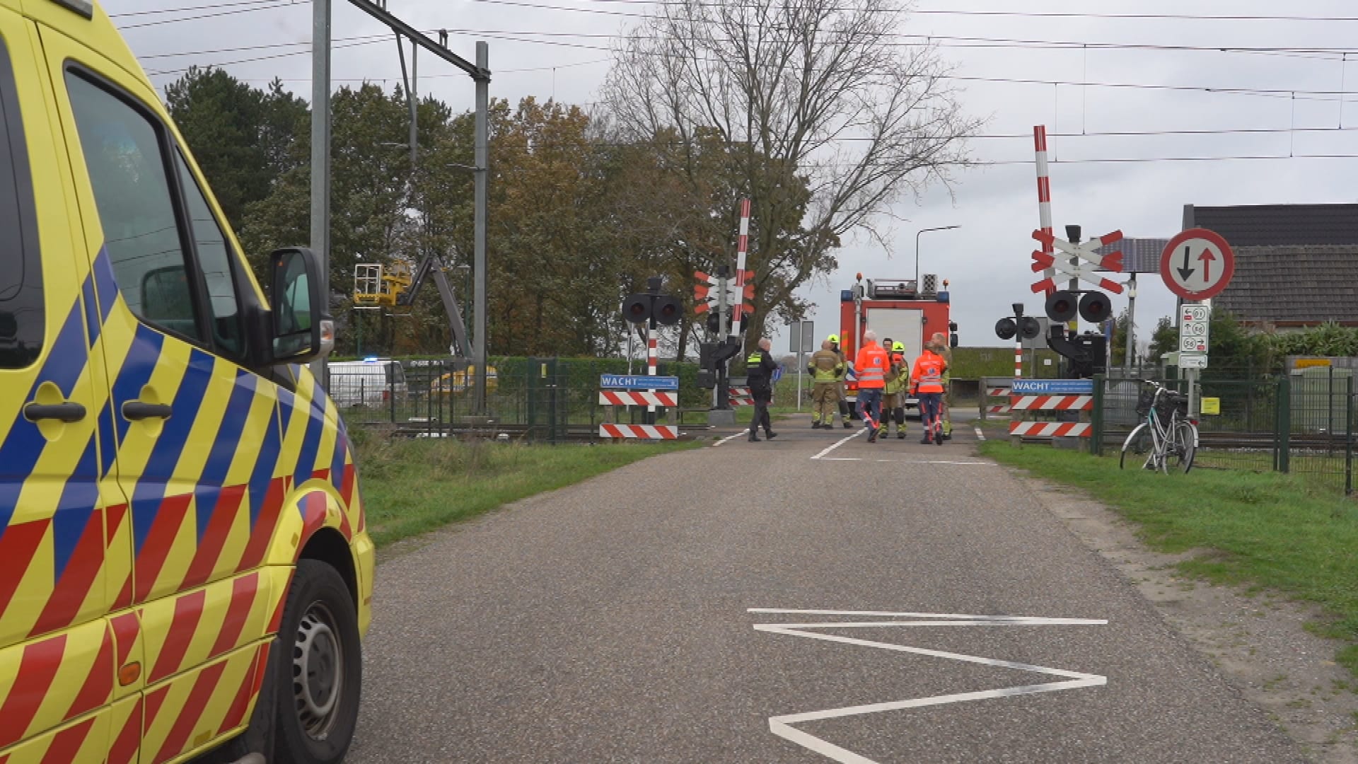 Fietser overlijdt bij aanrijding met trein in Hulten