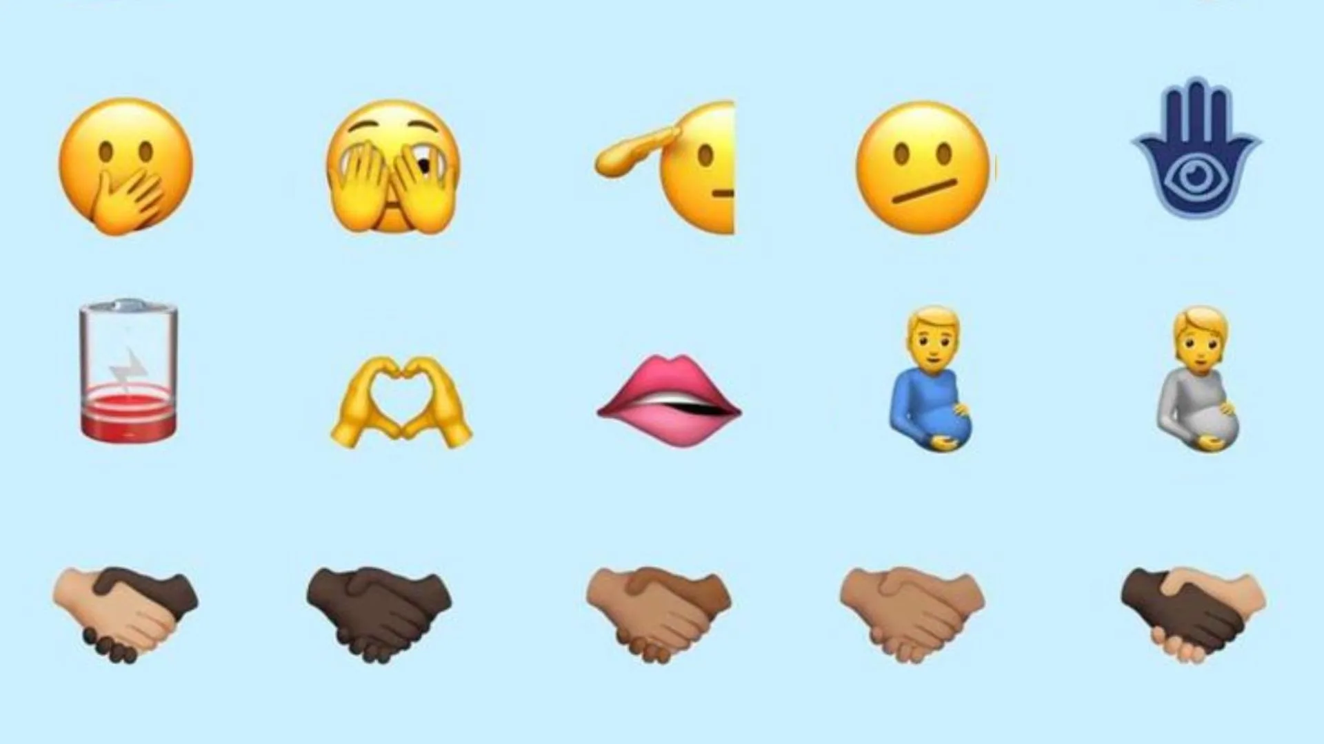 Dit zijn de nieuwe emoji op iOS: zwangere mannen en een lege batterij