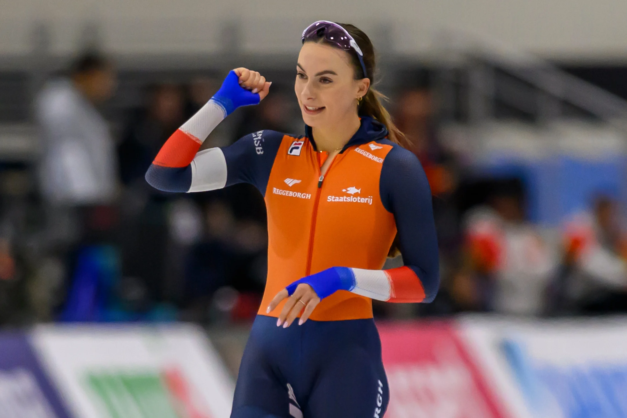 Femke Kok schaatst wereldrecord in Salt Lake City