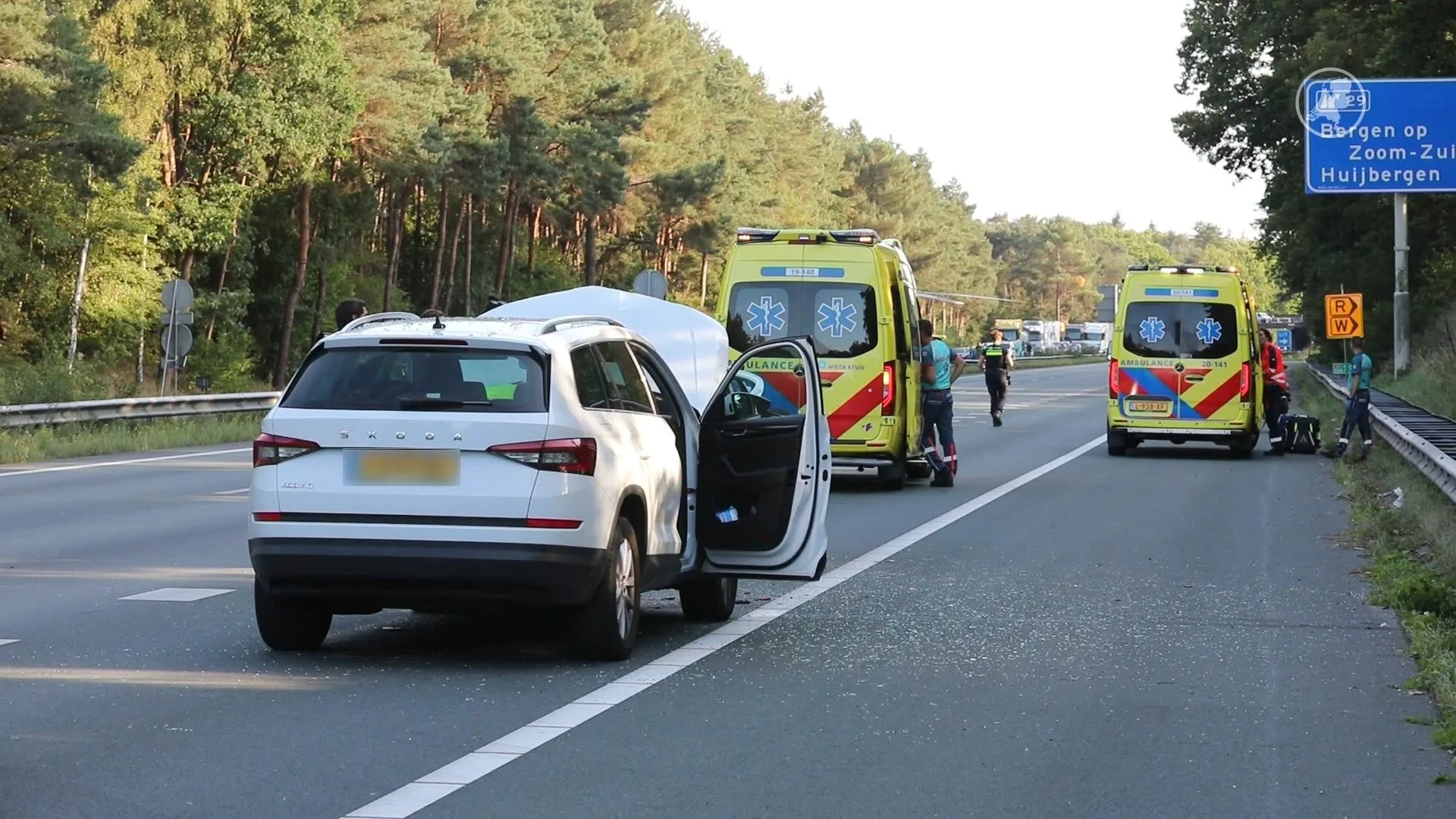 Ernstig ongeval op de A4 bij Bergen op Zoom