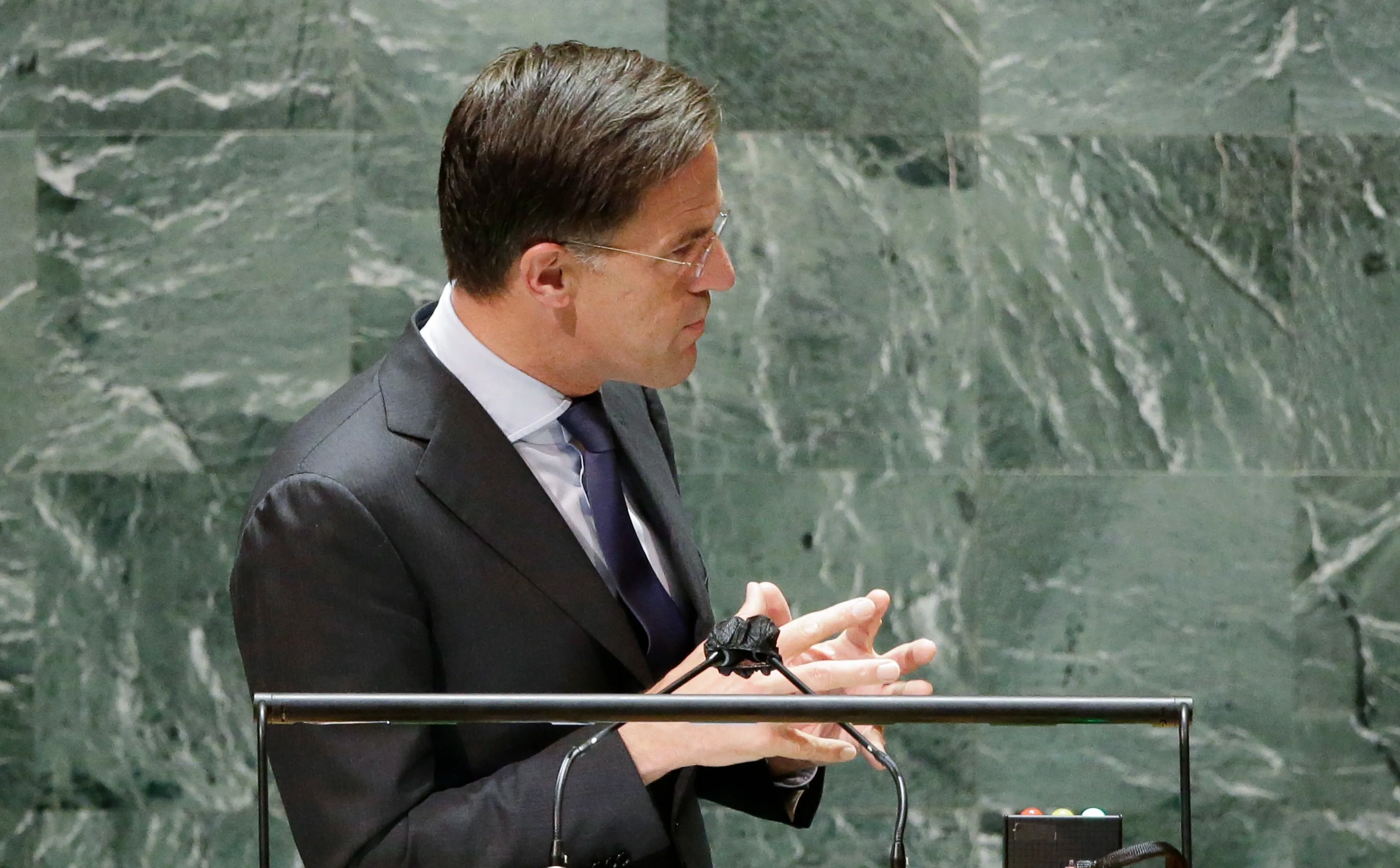 Rutte bij VN over corona: 'Niemand veilig tot iedereen veilig is'