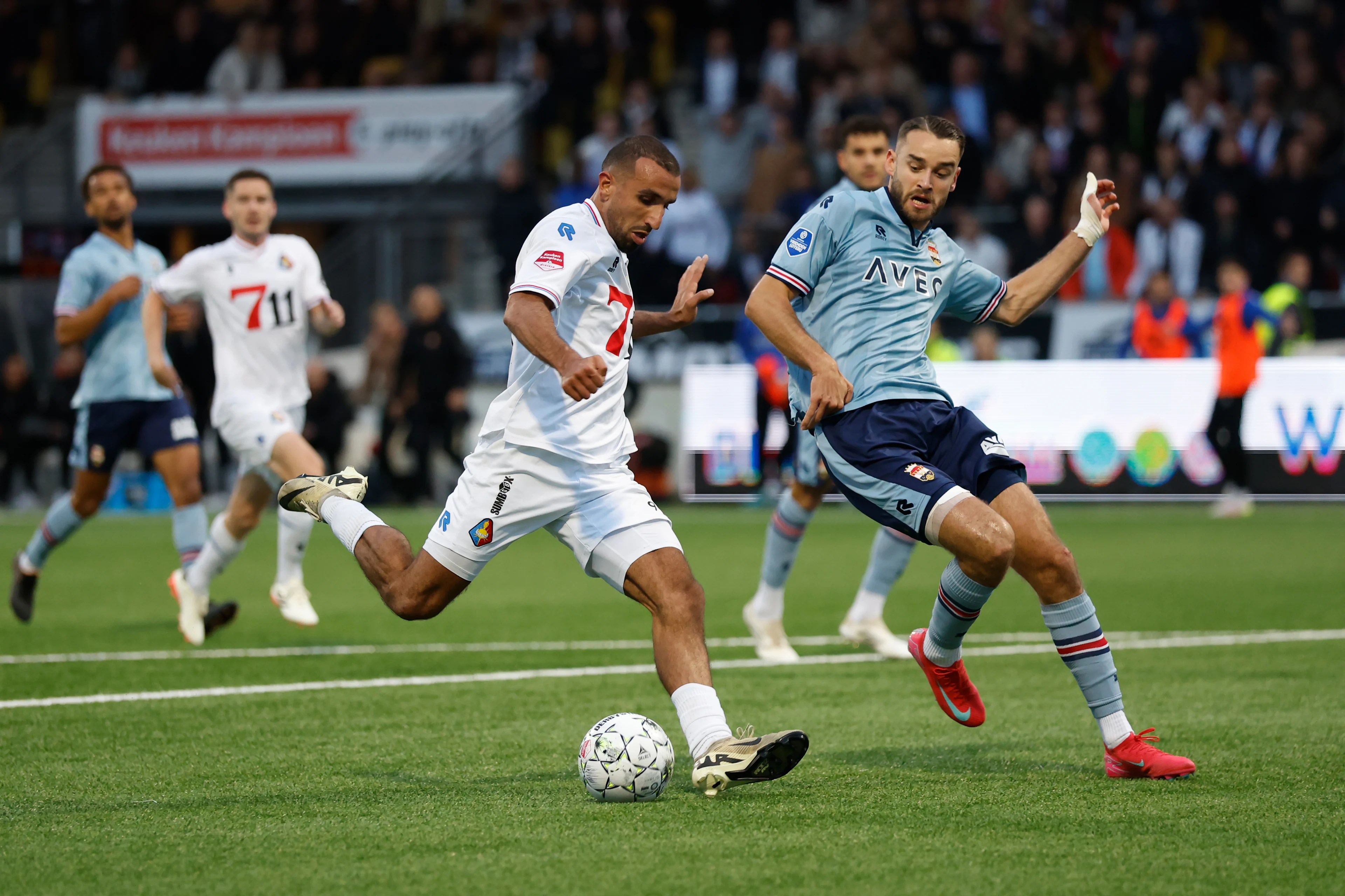 Geen winnaar in eerste duel Telstar - Willem II vanwege gelijkspel