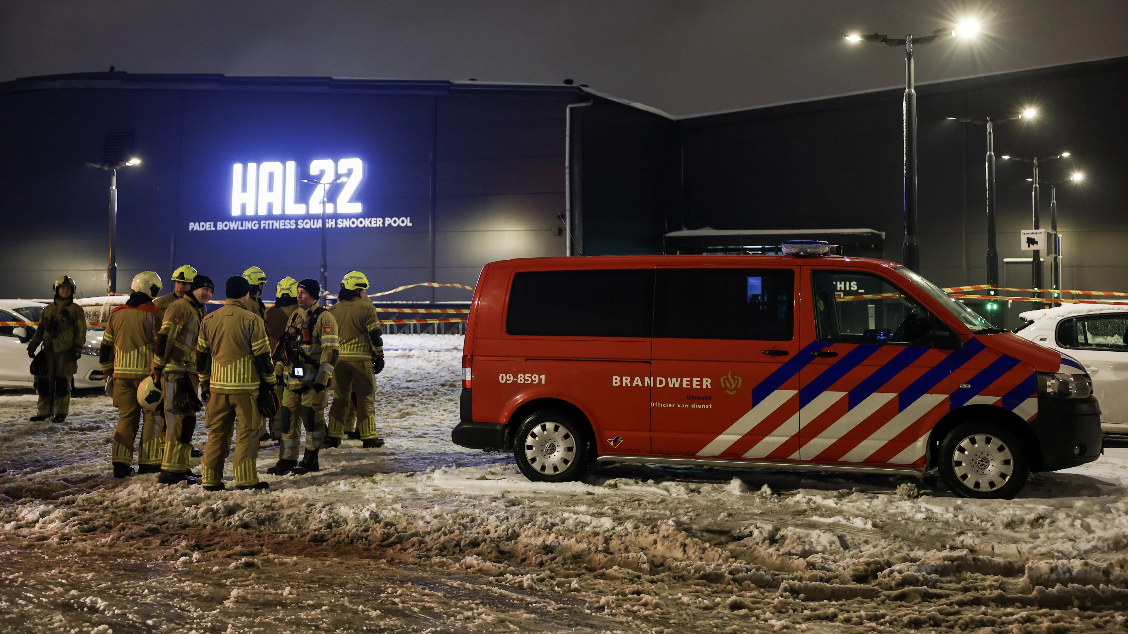 Deel sportcomplex Utrecht ingestort, geen gewonden