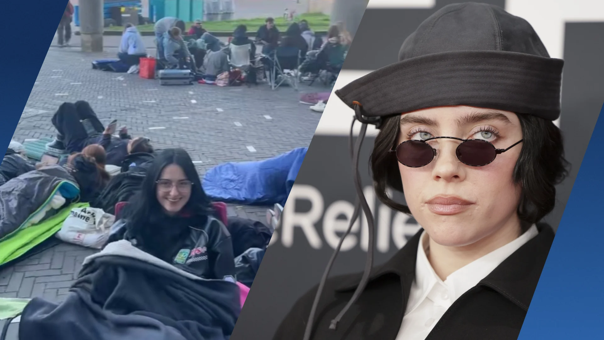 Honderden fans bivakkeren al dagen bij Ziggo Dome voor Billie Eilish: 'Wij willen haar een knuffel geven'