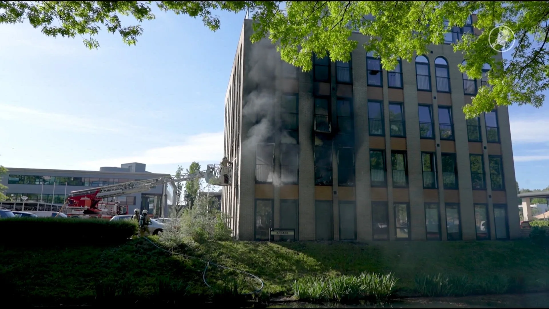 Brand verwoest appartement in flat Amersfoort