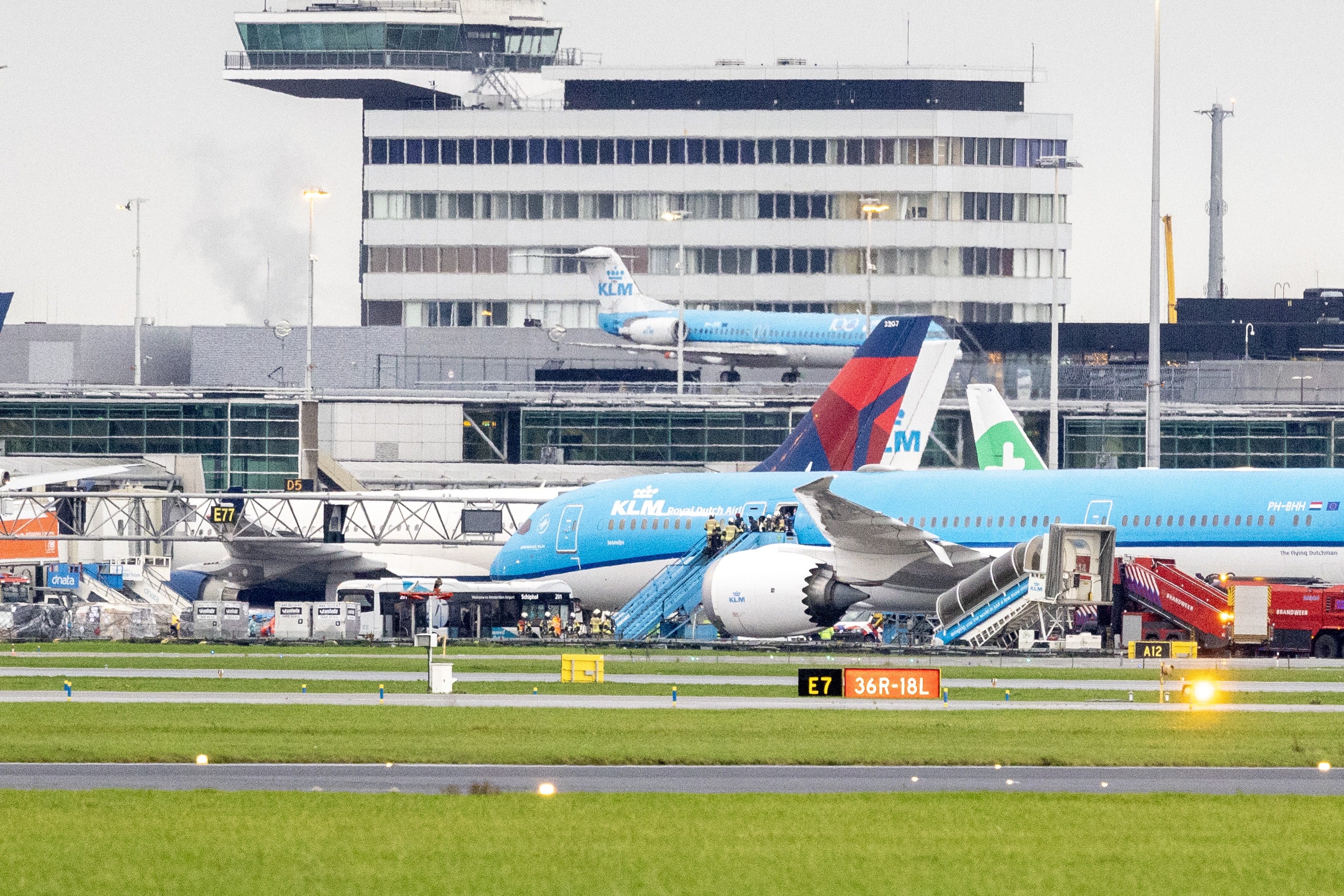 Voor noodsituatie met onwelwordingen in KLM-vliegtuig werd vreemde lucht geconstateerd