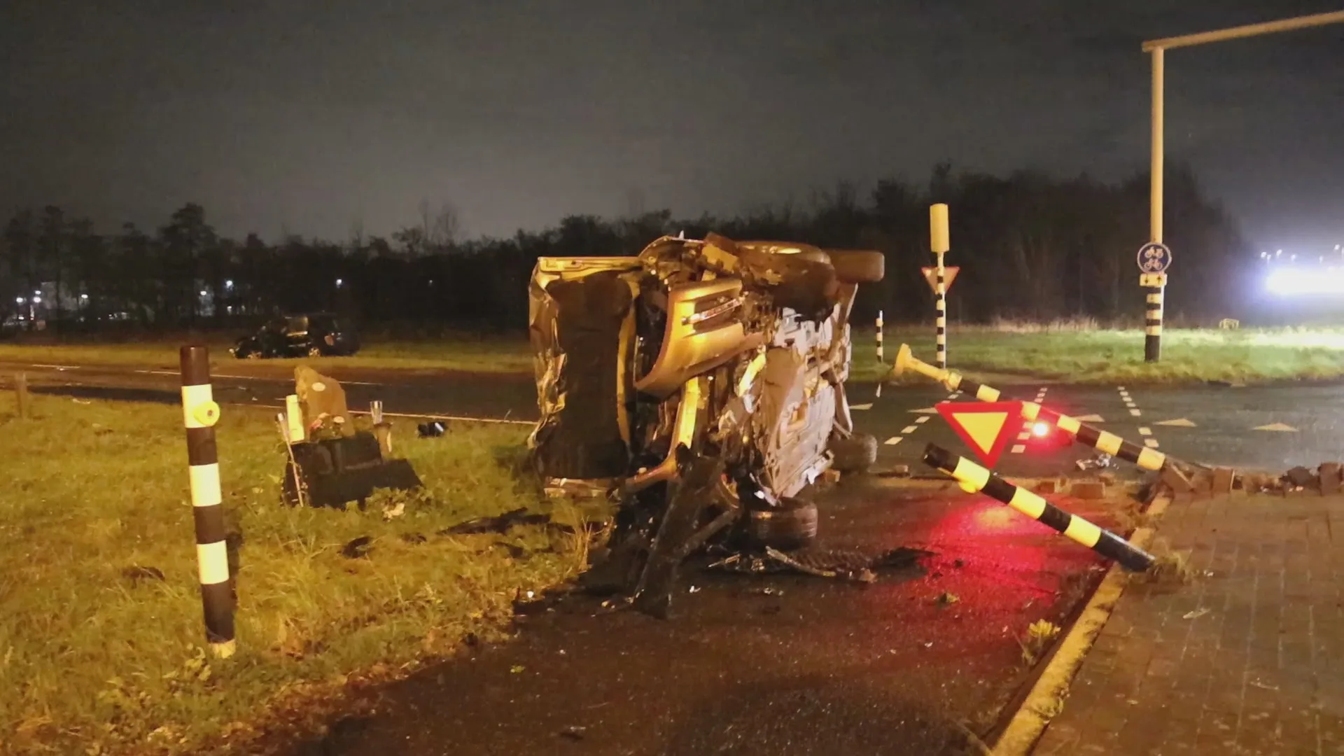 Meerdere gewonden bij zwaar ongeluk op N202 bij Velsen-Zuid