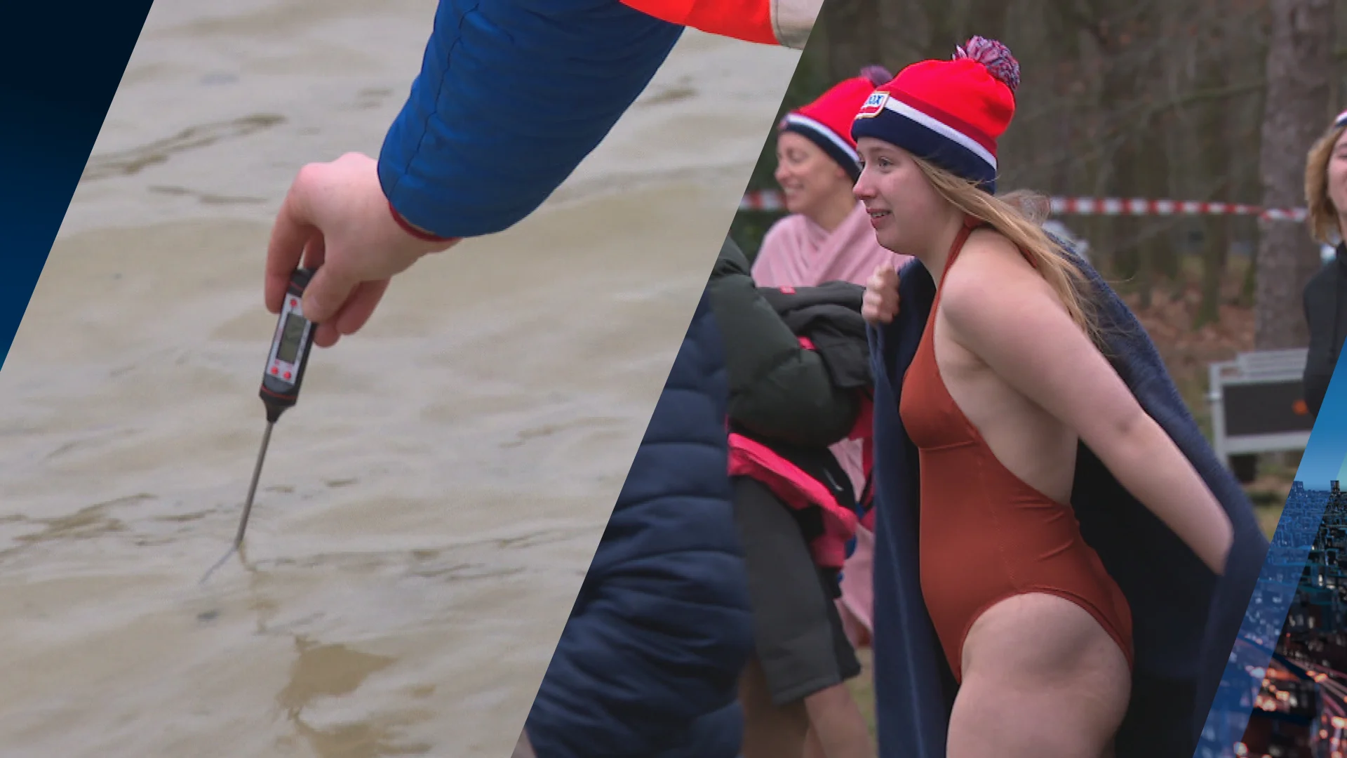 Geen plons in Scheveningen, maar in Noord-Sleen duiken ze wél het nieuwe jaar in