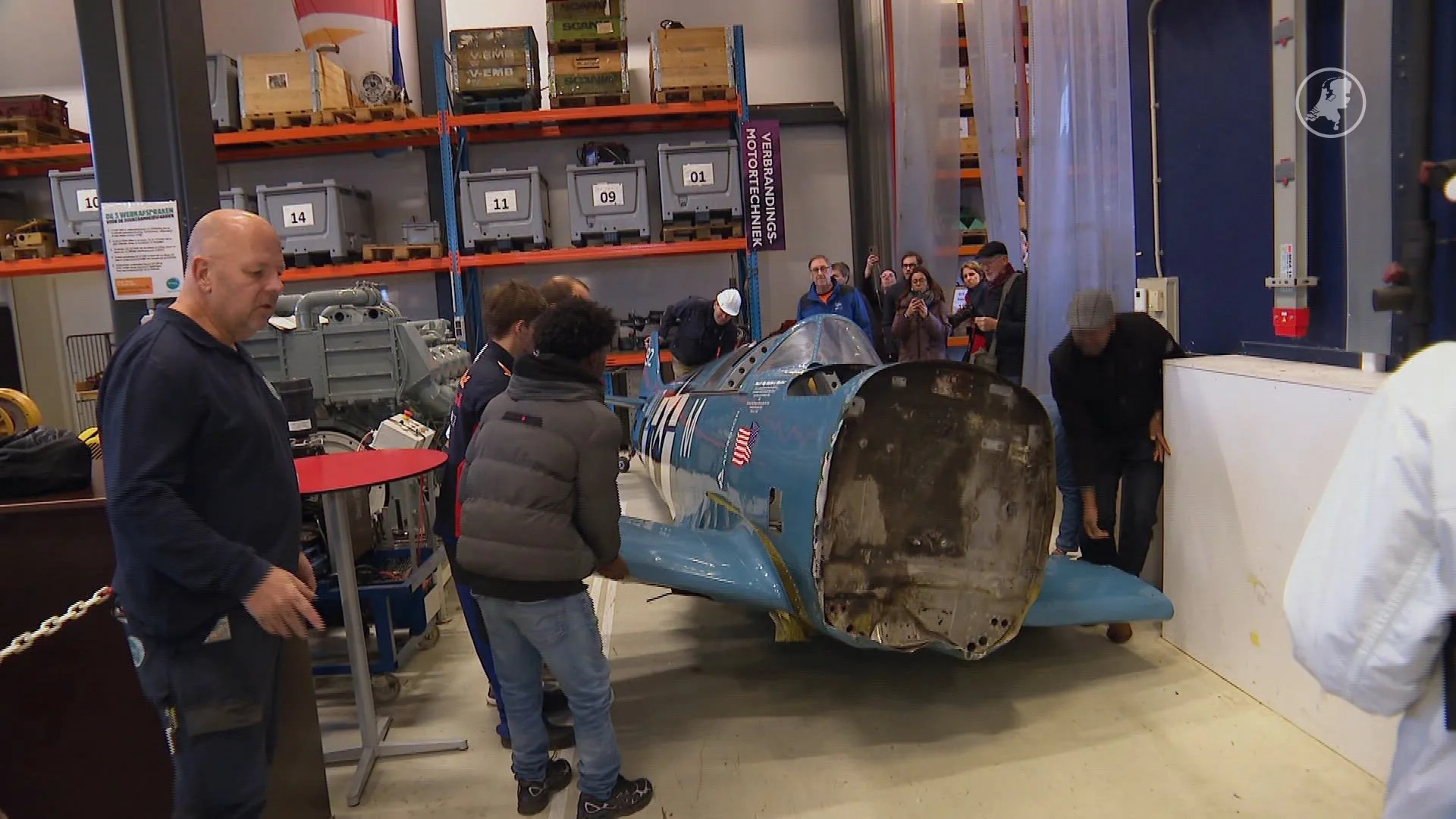 Mbo-leerlingen mogen Spitfire opknappen