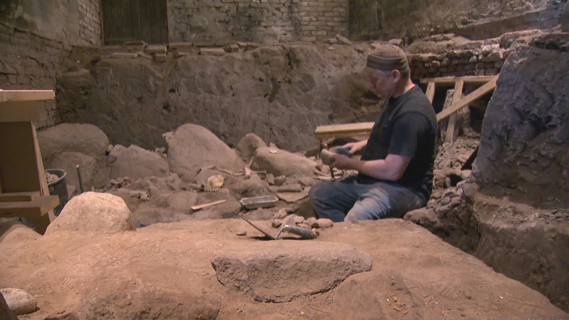 Verfomfaaide timmerschuur op Urk blijkt archeologische schatkamer
