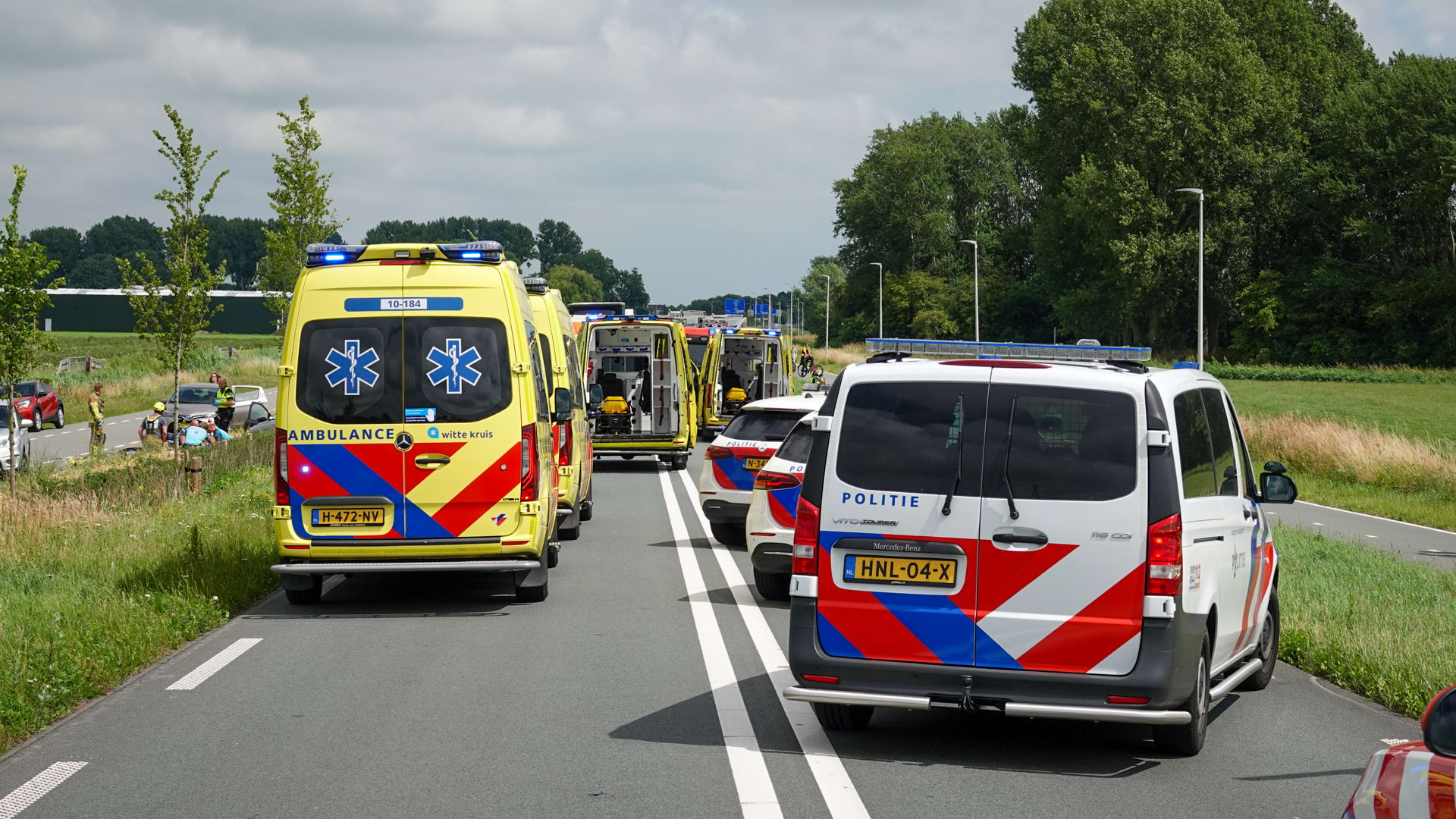 Twee doden bij ongeluk op N194 bij Obdam
