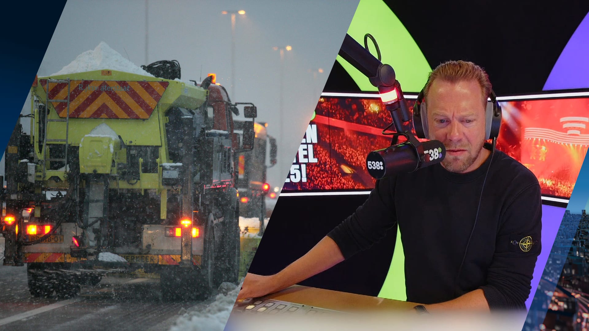 Gert-Jan rijdt op strooiwagen: 'Wij kunnen bepalen hoeveel er gestrooid wordt'