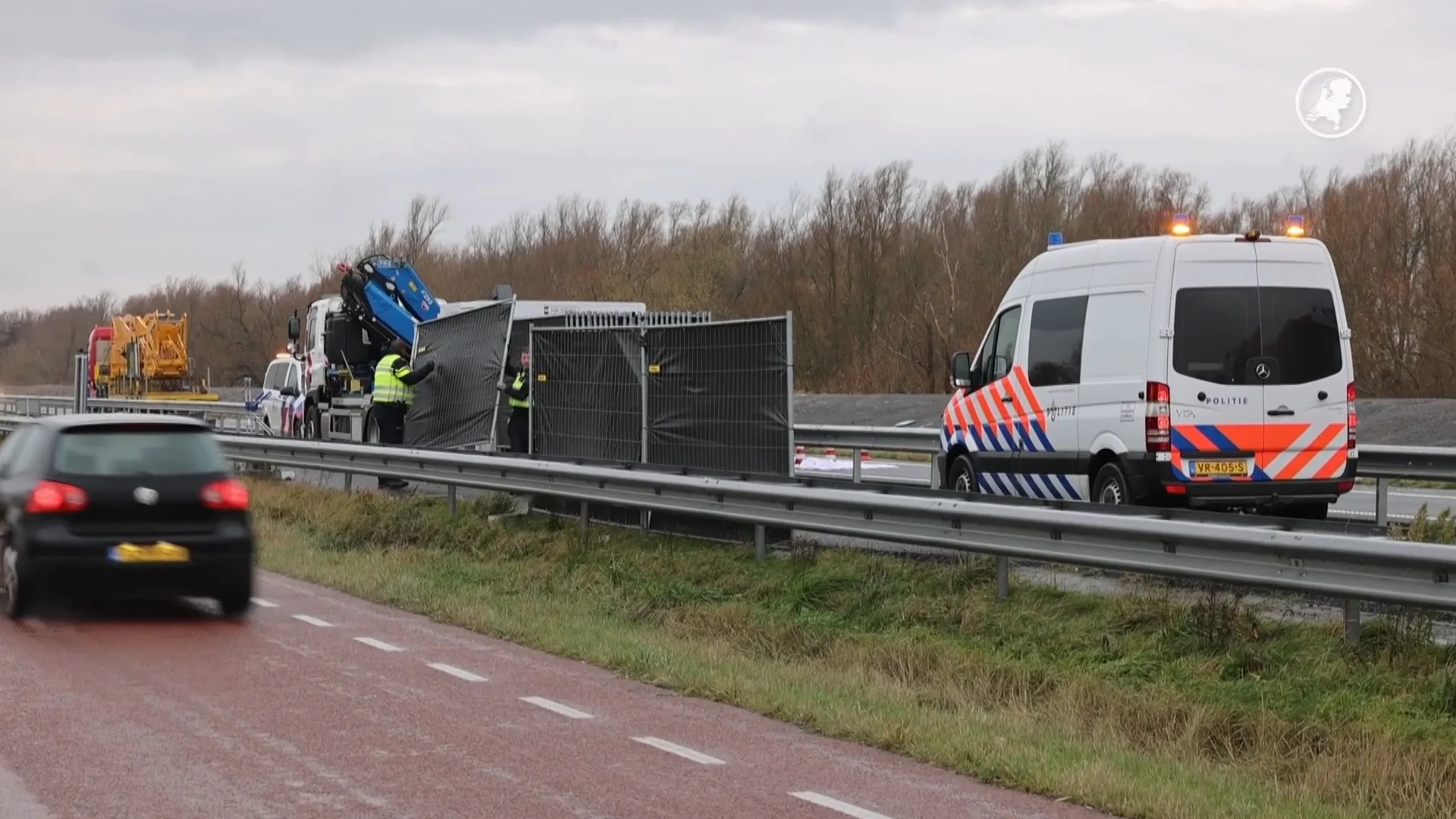 Persoon omgekomen bij aanrijding op N59 bij Goeree-Overflakkee