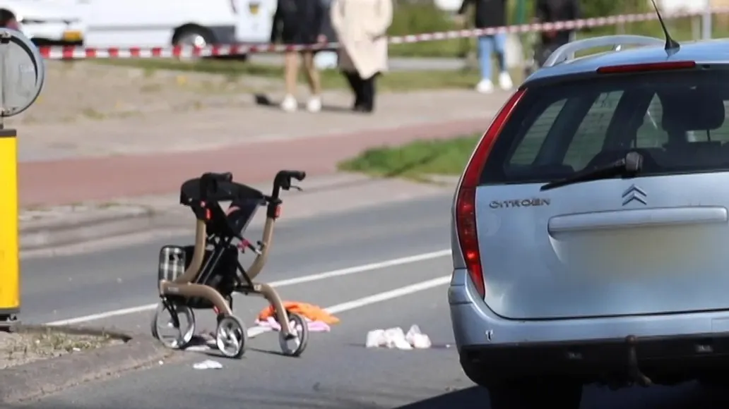 Vrouw (98) met rollator overlijdt in ziekenhuis na aanrijding op zebrapad