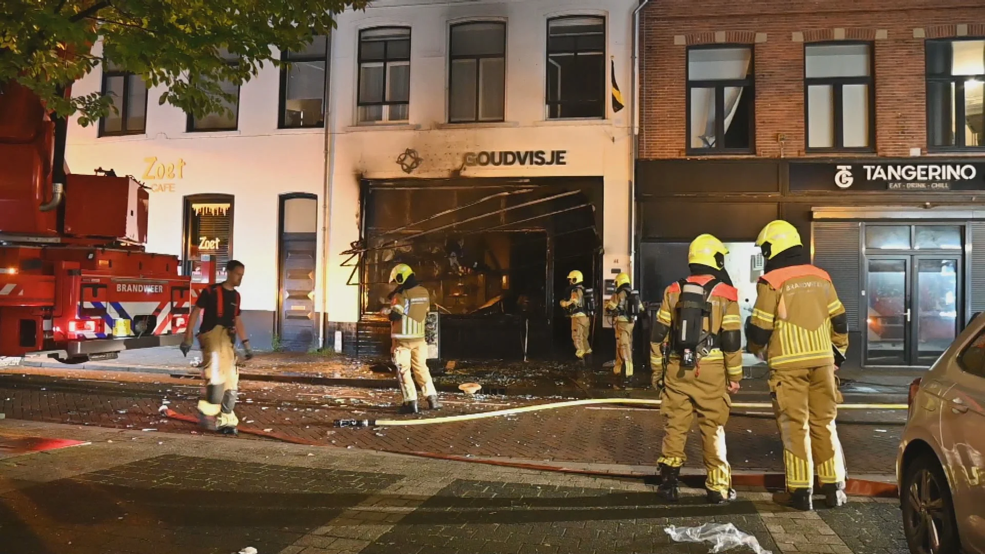 Restaurant in Breda volledig verwoest door vermoedelijke explosie