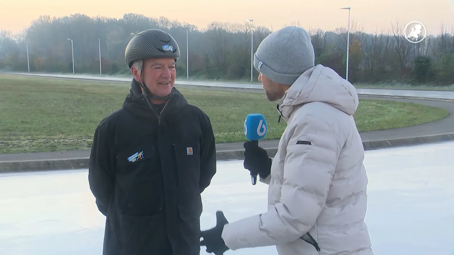 Eerste schaatsers op natuurijs in Winterswijk