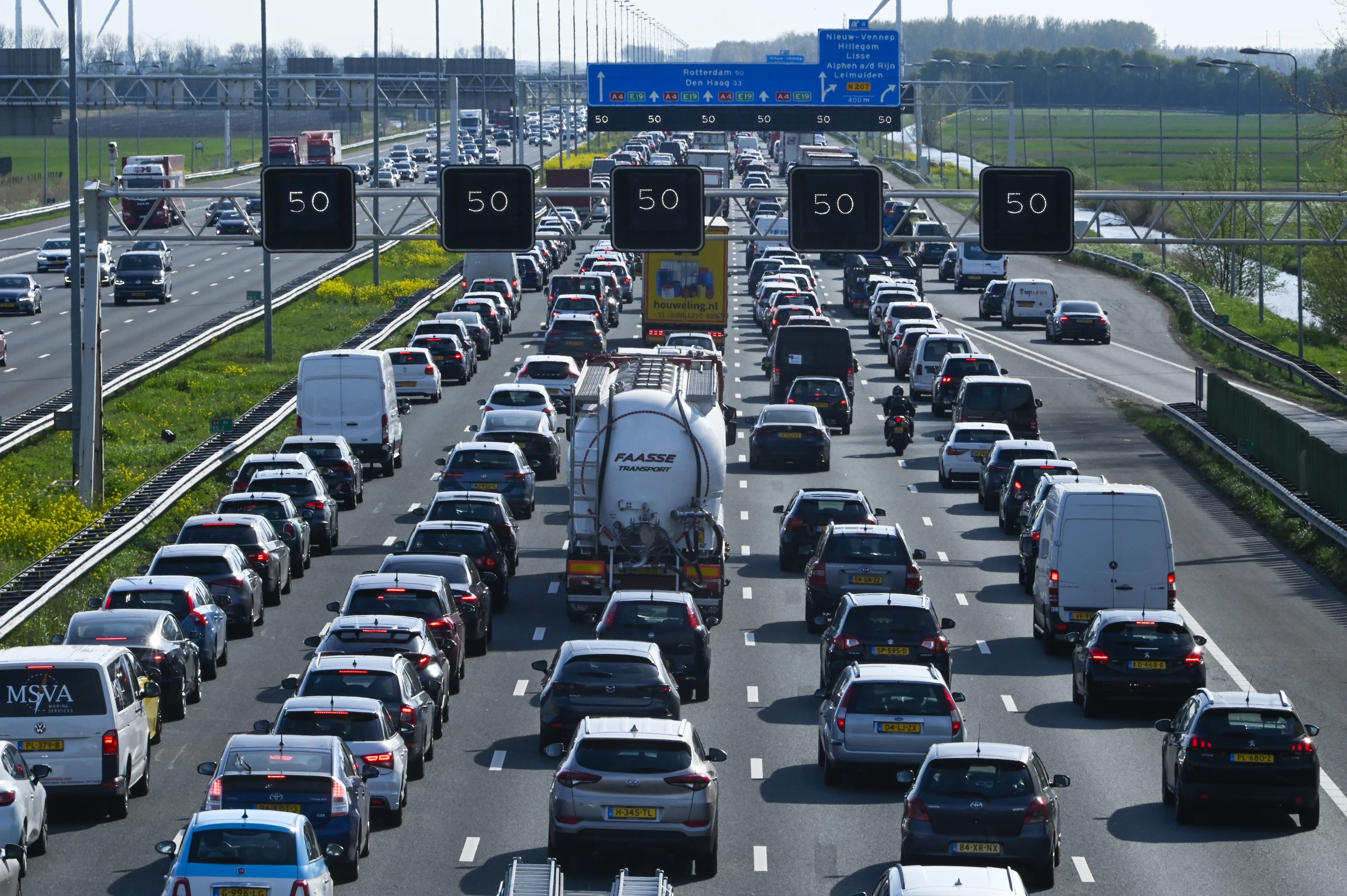 Drukke avondspits verwacht door aanstaand pinksterweekend