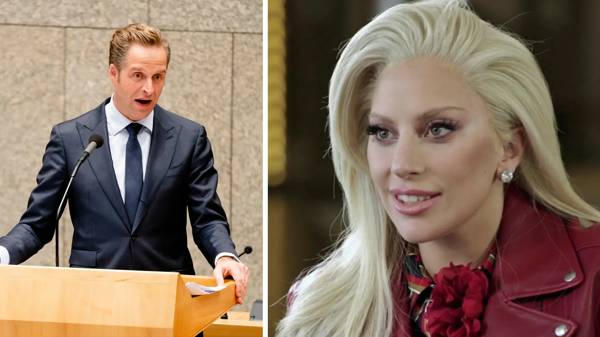 Wereldster Lady Gaga bedankt minister Hugo de Jonge via Twitter