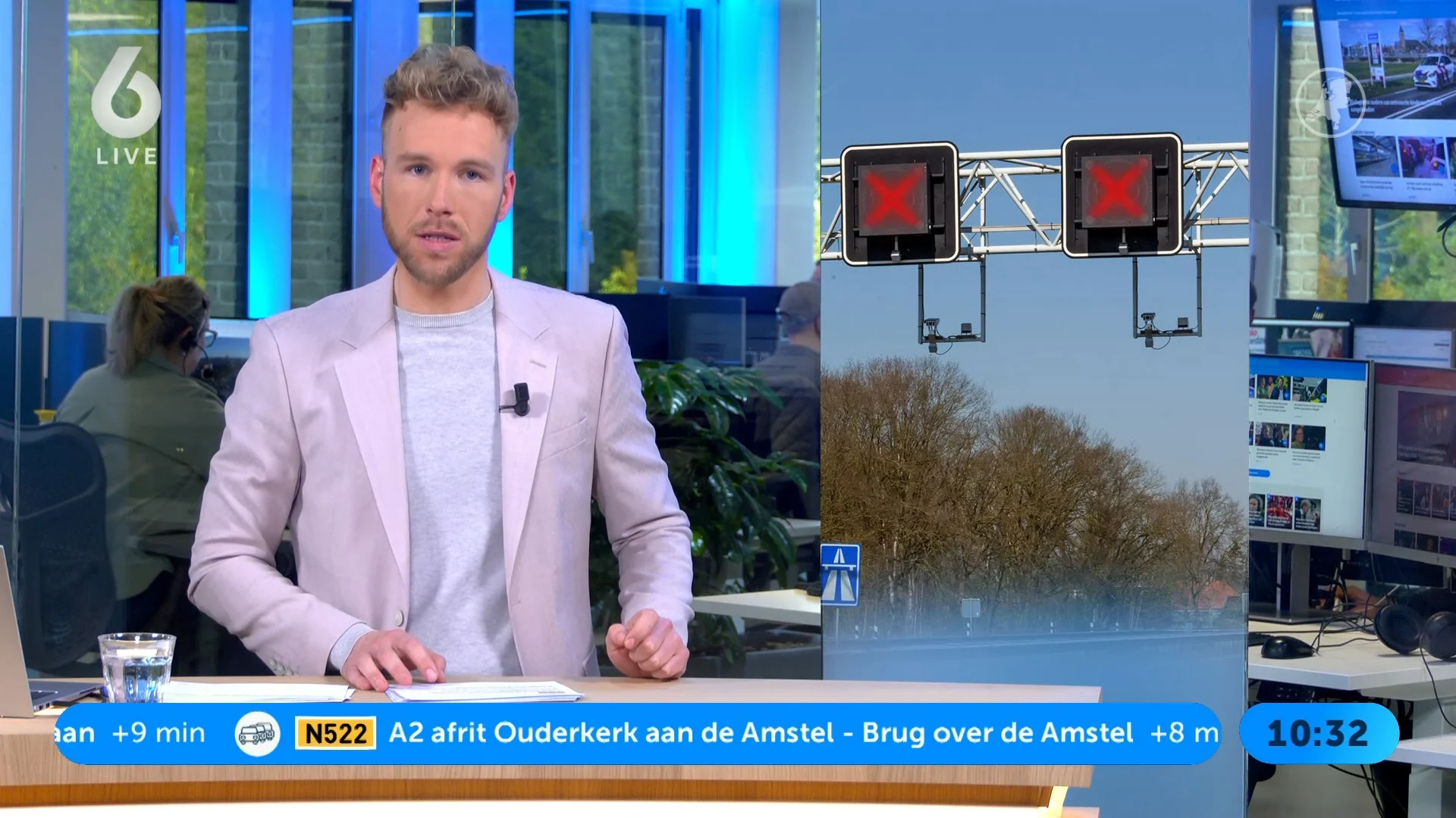 Files door spoedoperatie op A9, snelweg afgesloten