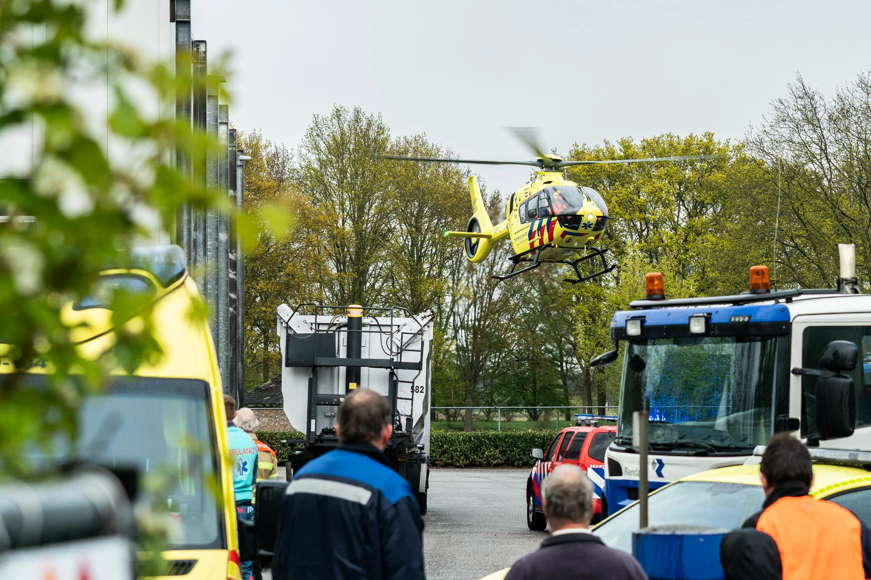 Man overleden door bedrijfsongeval in Woudenberg