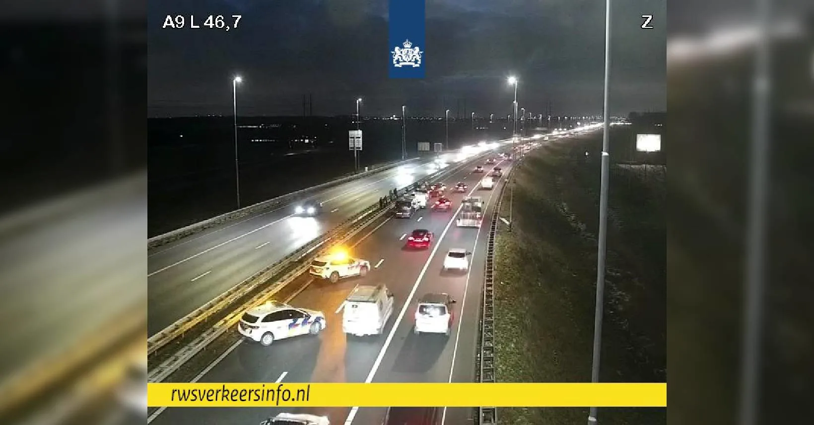 Hele ochtendspits problemen op A9 van Uitgeest naar Amsterdam