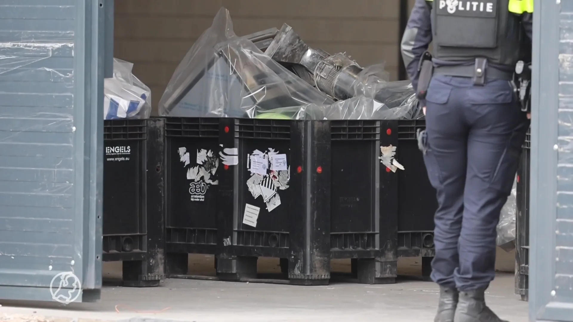 Drugslab ontdekt in Den Haag, gepantserd voertuig voert drugs weg