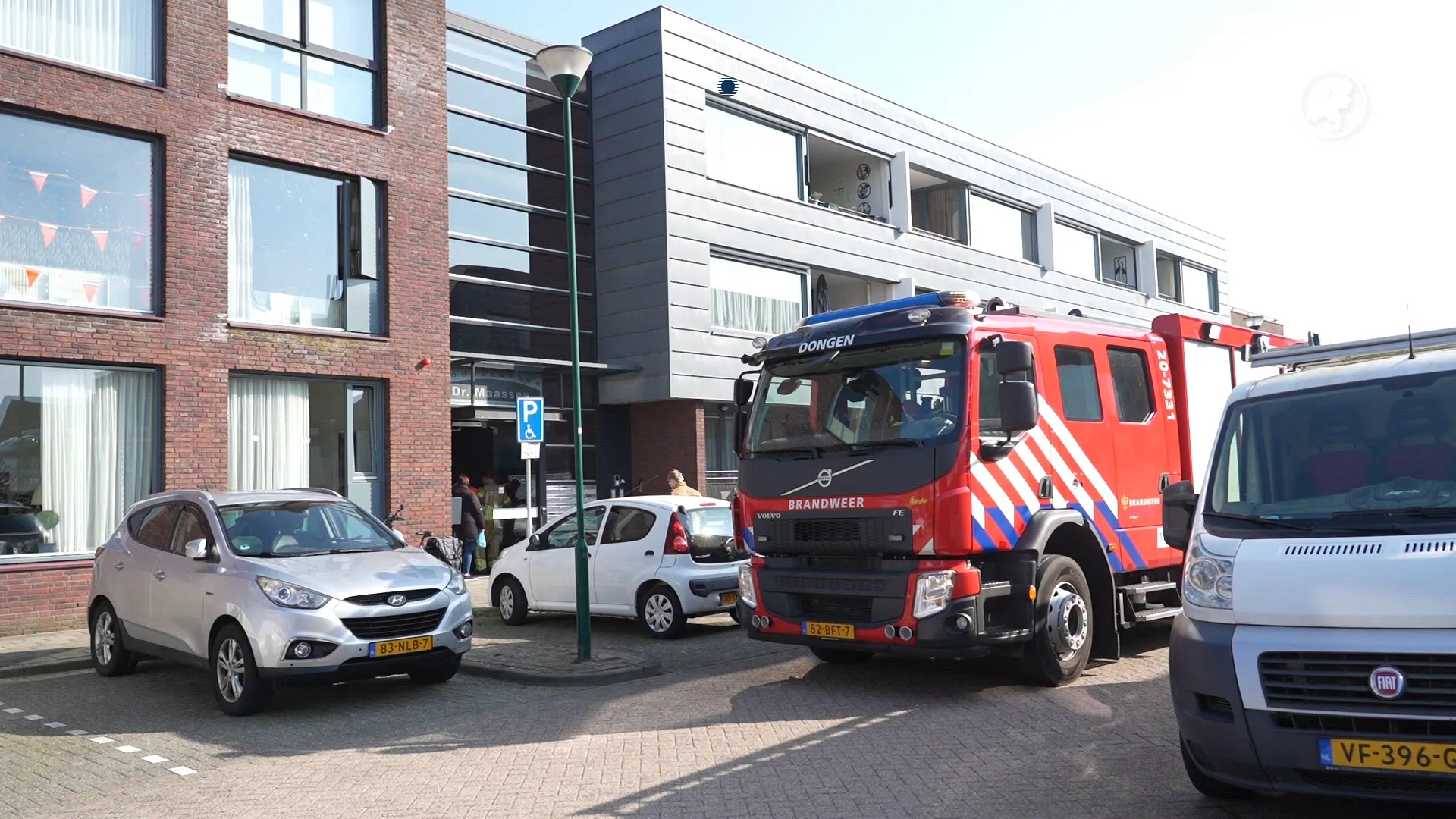 Bejaarde vrouw crasht tegen liftdeuren in Dongen