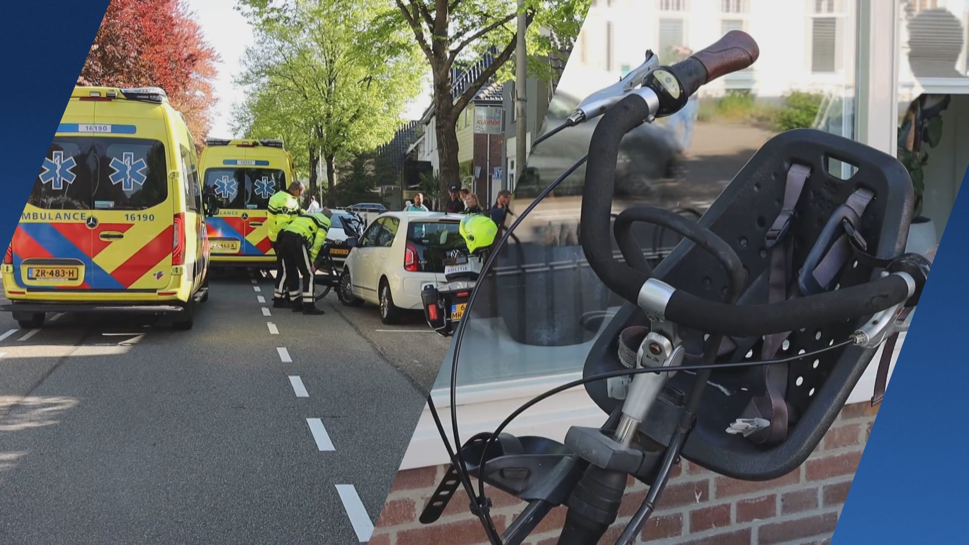 Vrouw en kind naar het ziekenhuis na aanrijding in Sassenheim