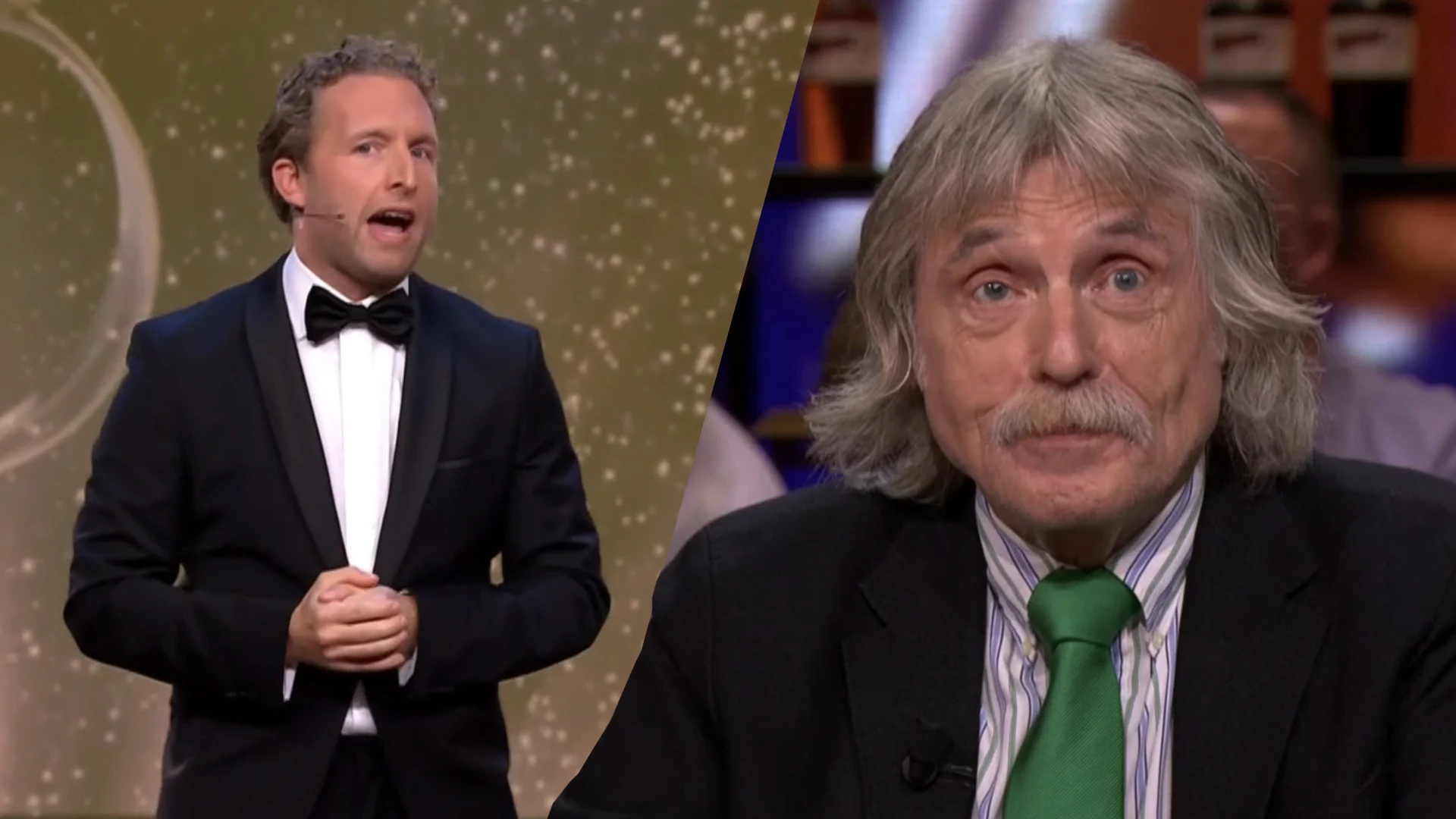 Johan Derksen reageert in VI op pittige opmerkingen van Peter Pannekoek