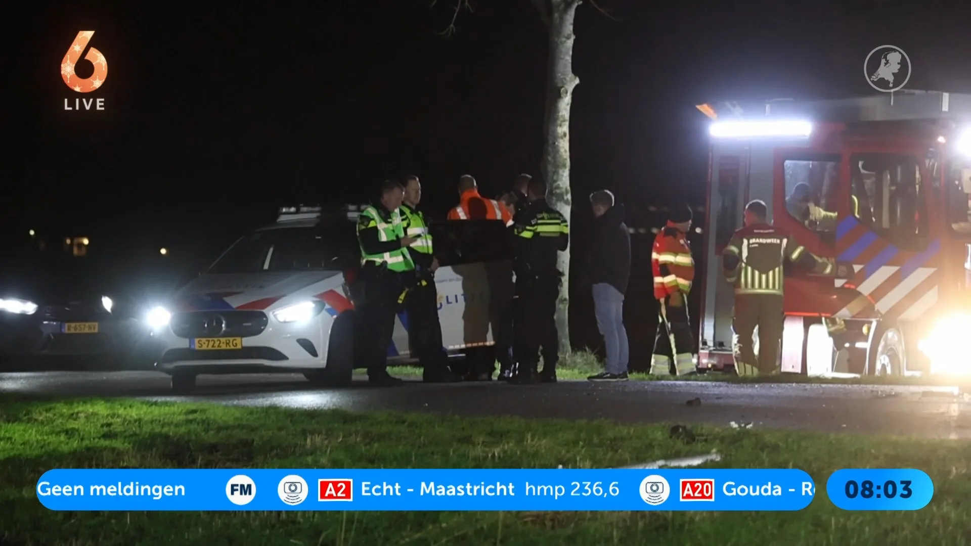 Vier gewonden en grote ravage na ernstig ongeval in Warten