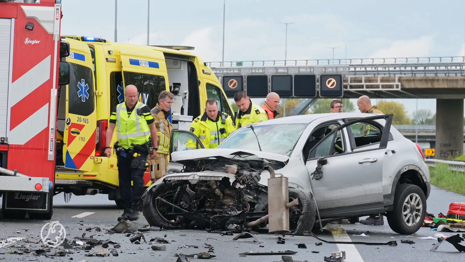 Slachtoffer ernstig ongeval met vrachtwagen op A16 kwam uit België