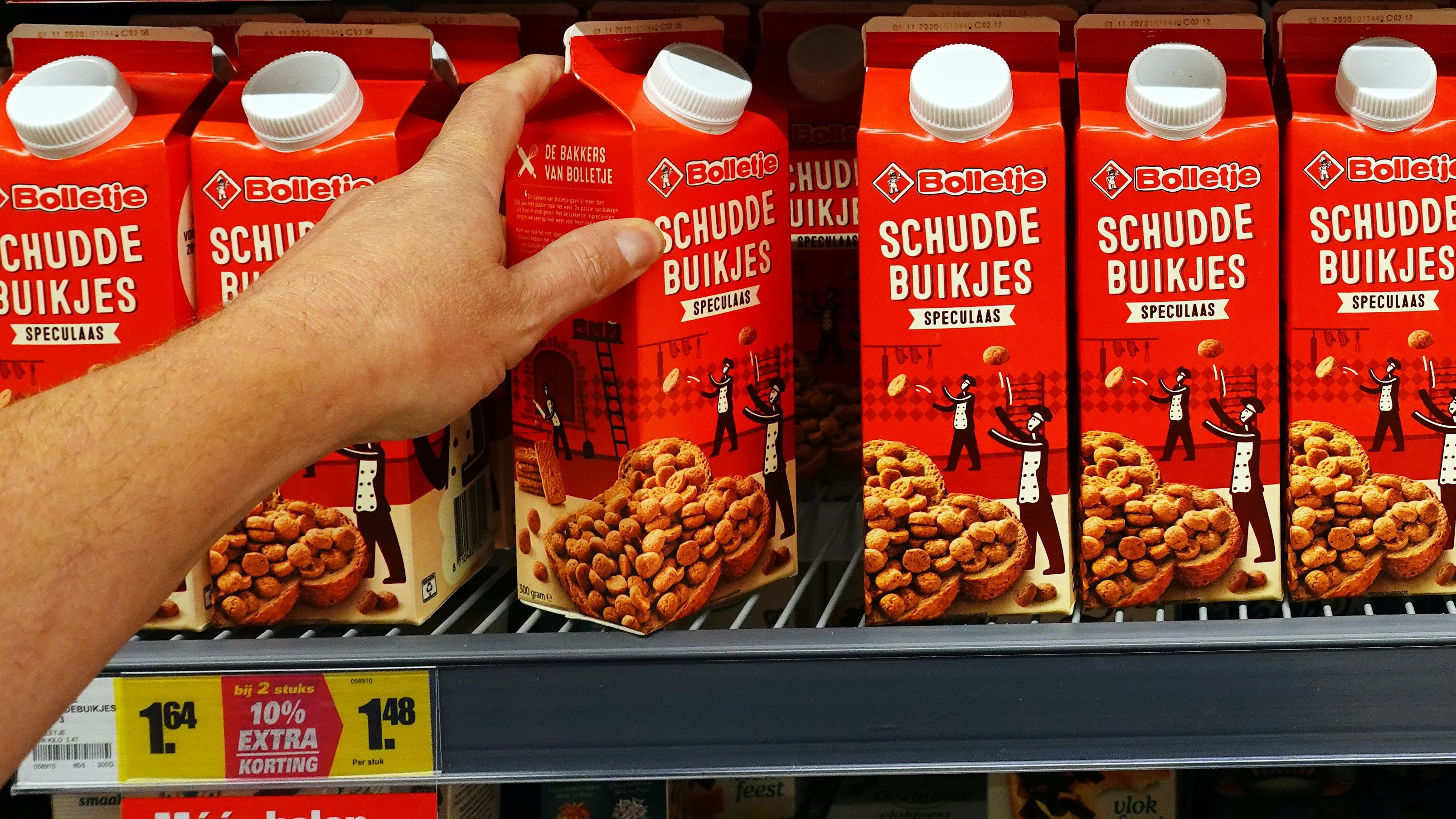 Bolletje waarschuwt voor stukjes metaal in Schuddebuikjes: 'Eet het niet'