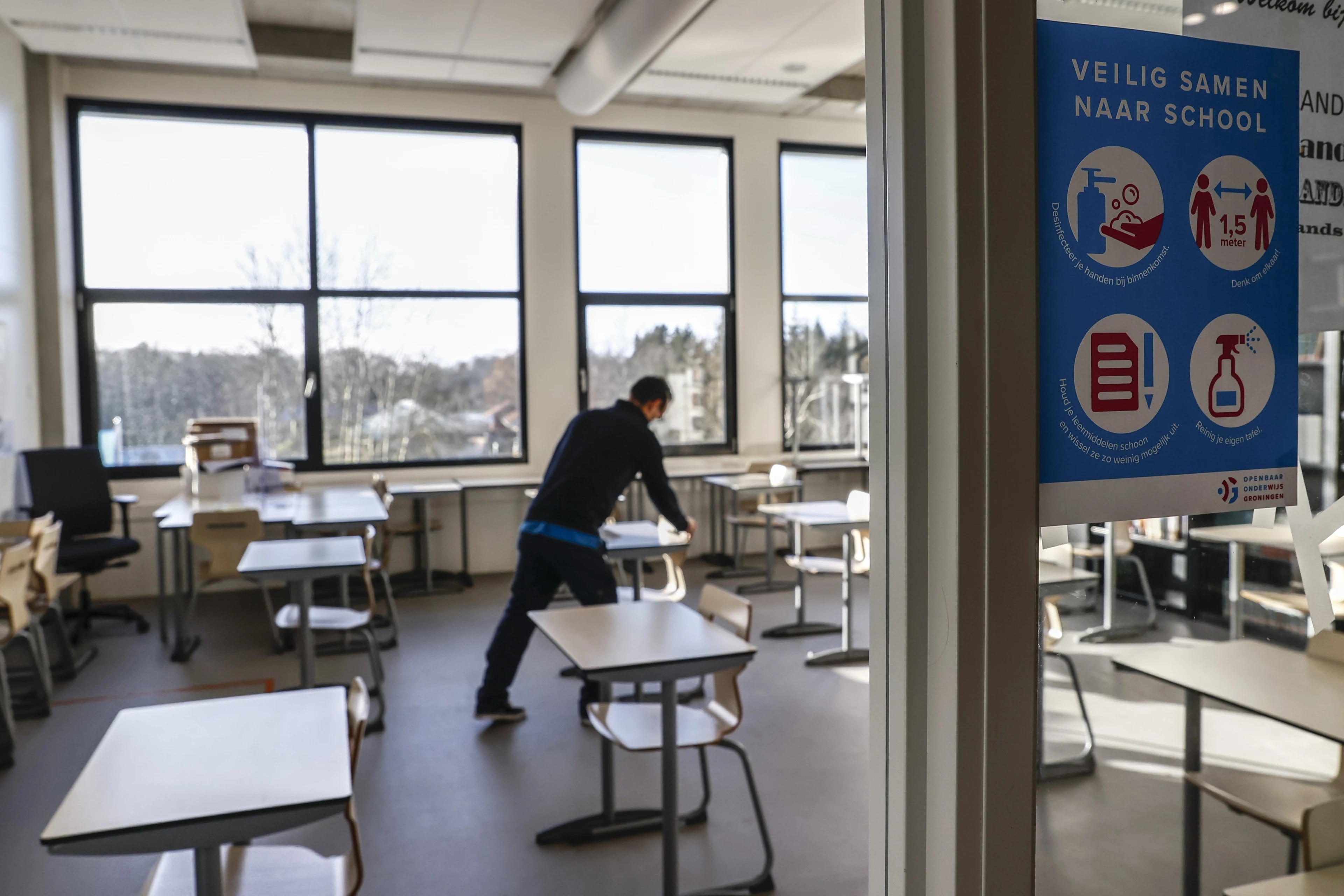 Middelbare scholen vanaf 31 mei weer helemaal open: 'Veel docenten blijven thuis'