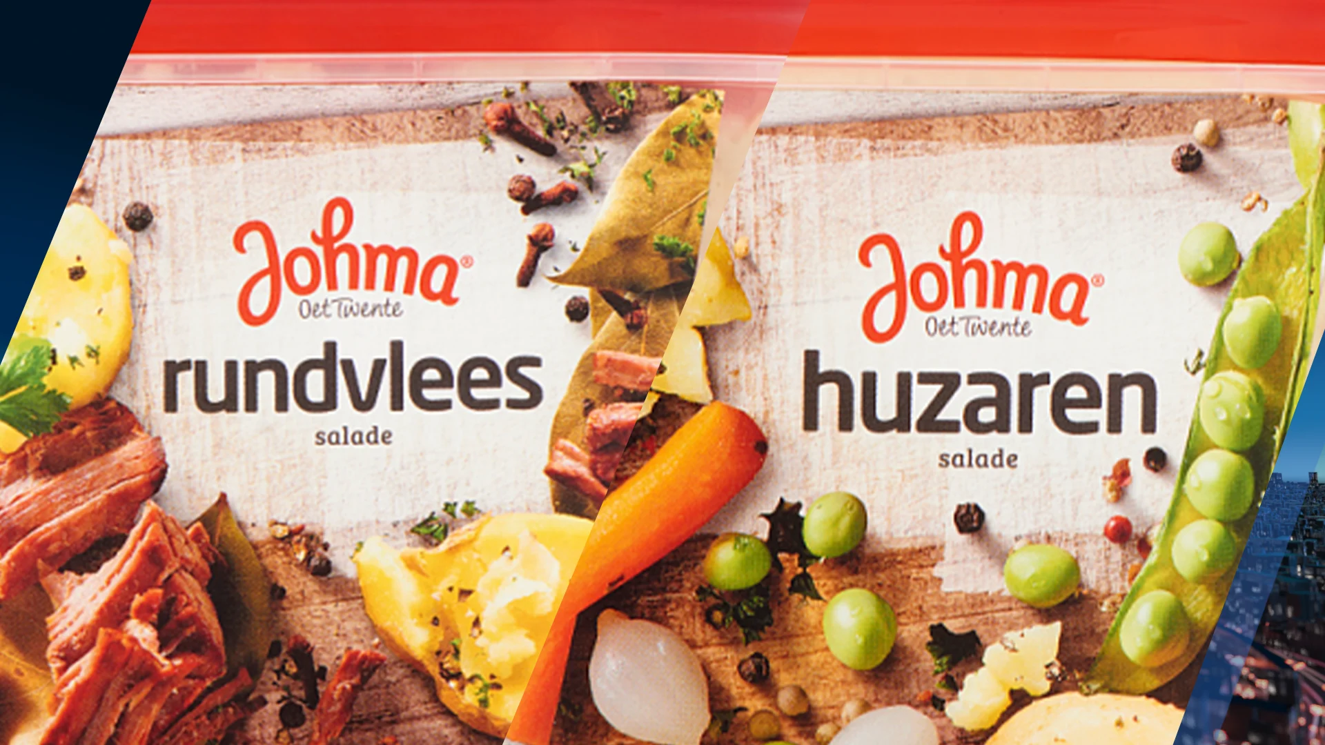 Johma-salades teruggeroepen om plastic van deksel in eten