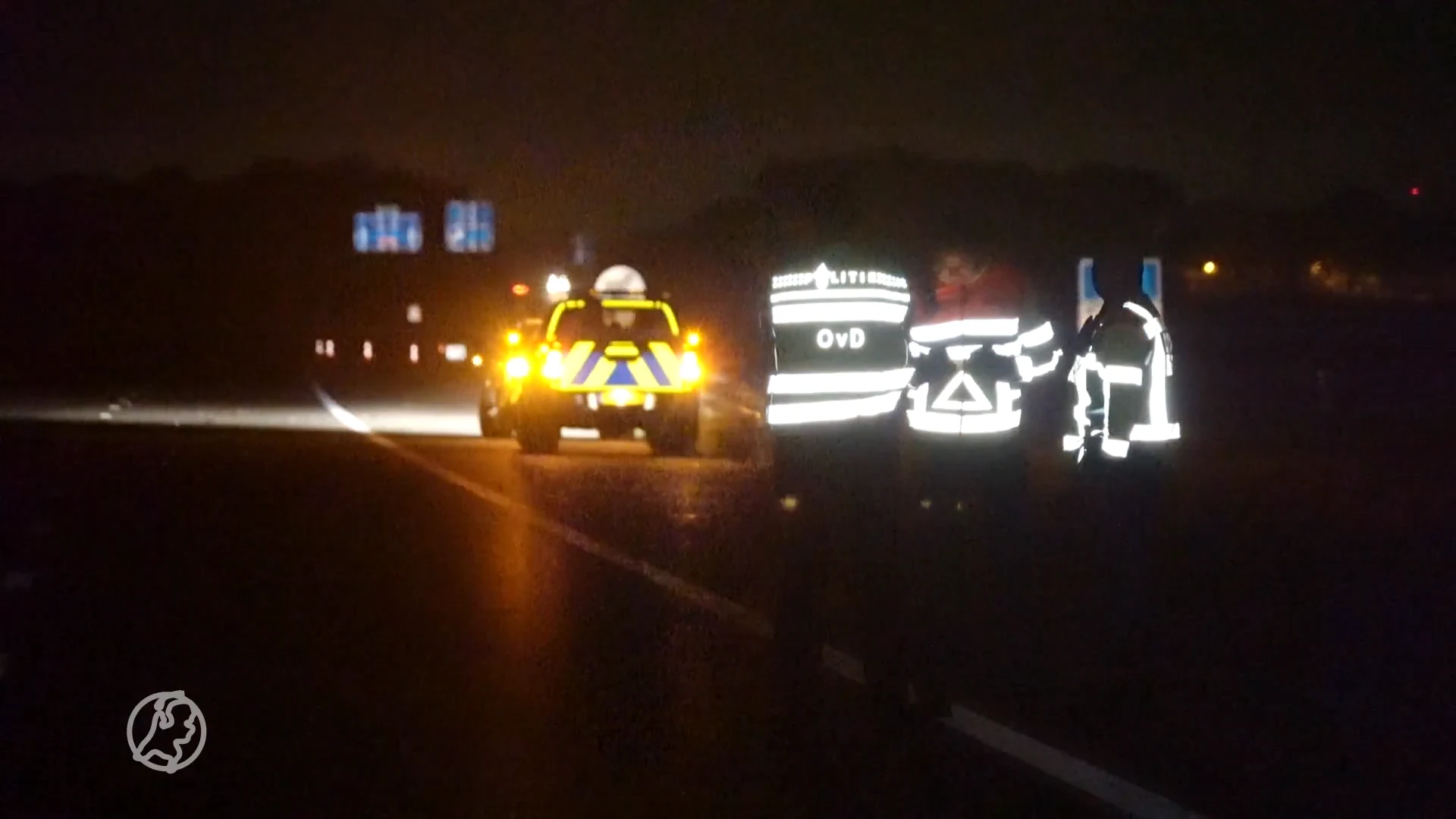 Spookrijder veroorzaakt ongeval op A28 en raakt zelf gewond