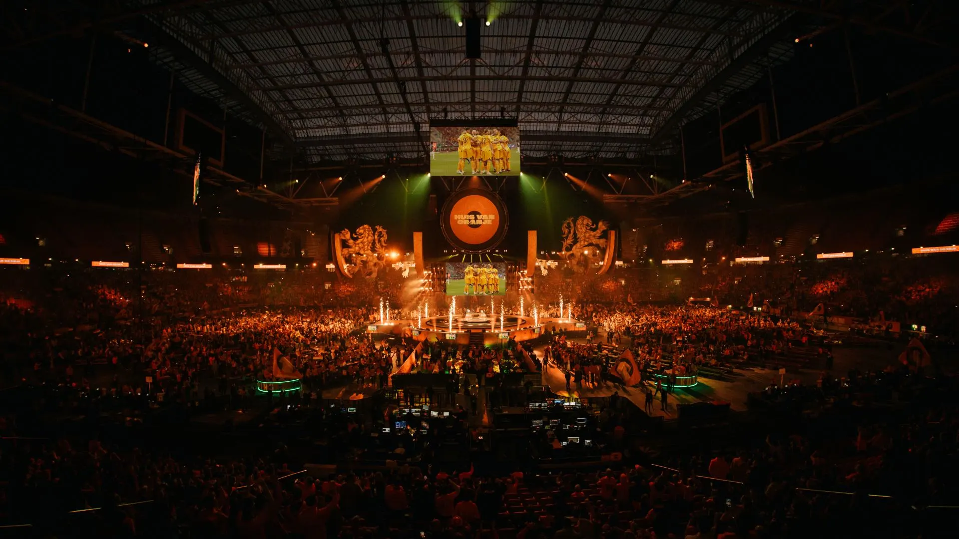 Kijk Nederland-Argentinië op megaschermen bij Huis van Oranje