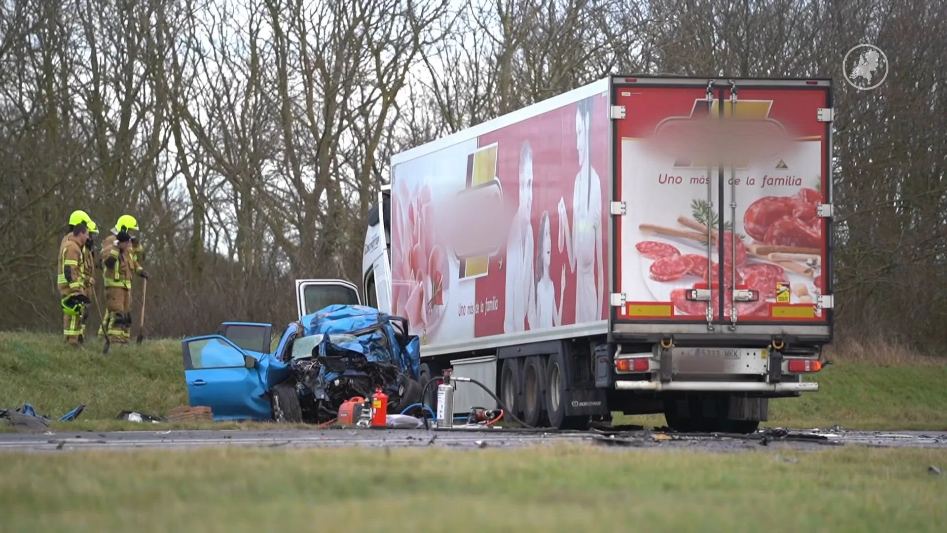Man (68) komt om bij ongeval op N57 bij Ouddorp